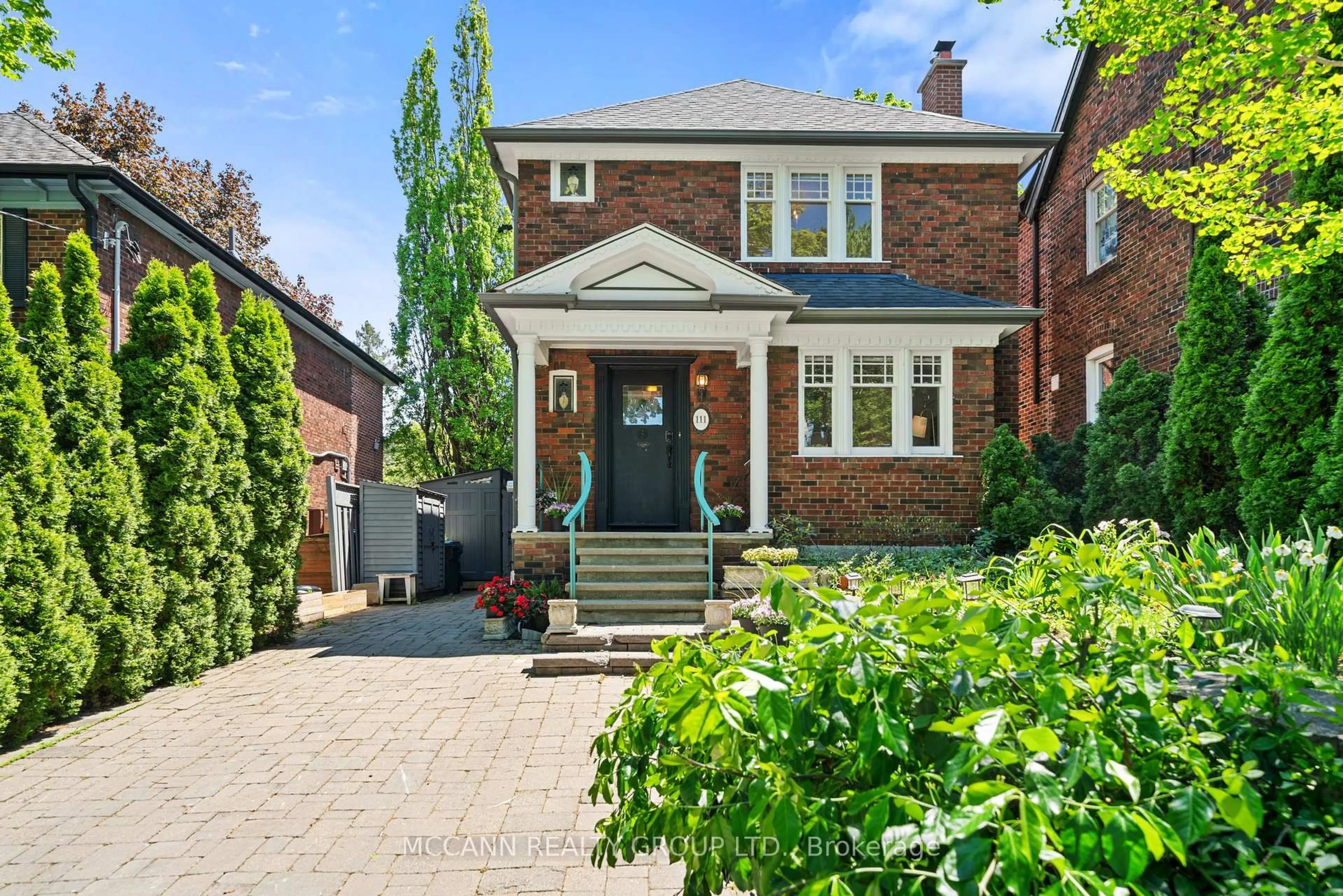 Home with brick exterior material, street for 111 Chudleigh Ave, Toronto Ontario M4R 1T5