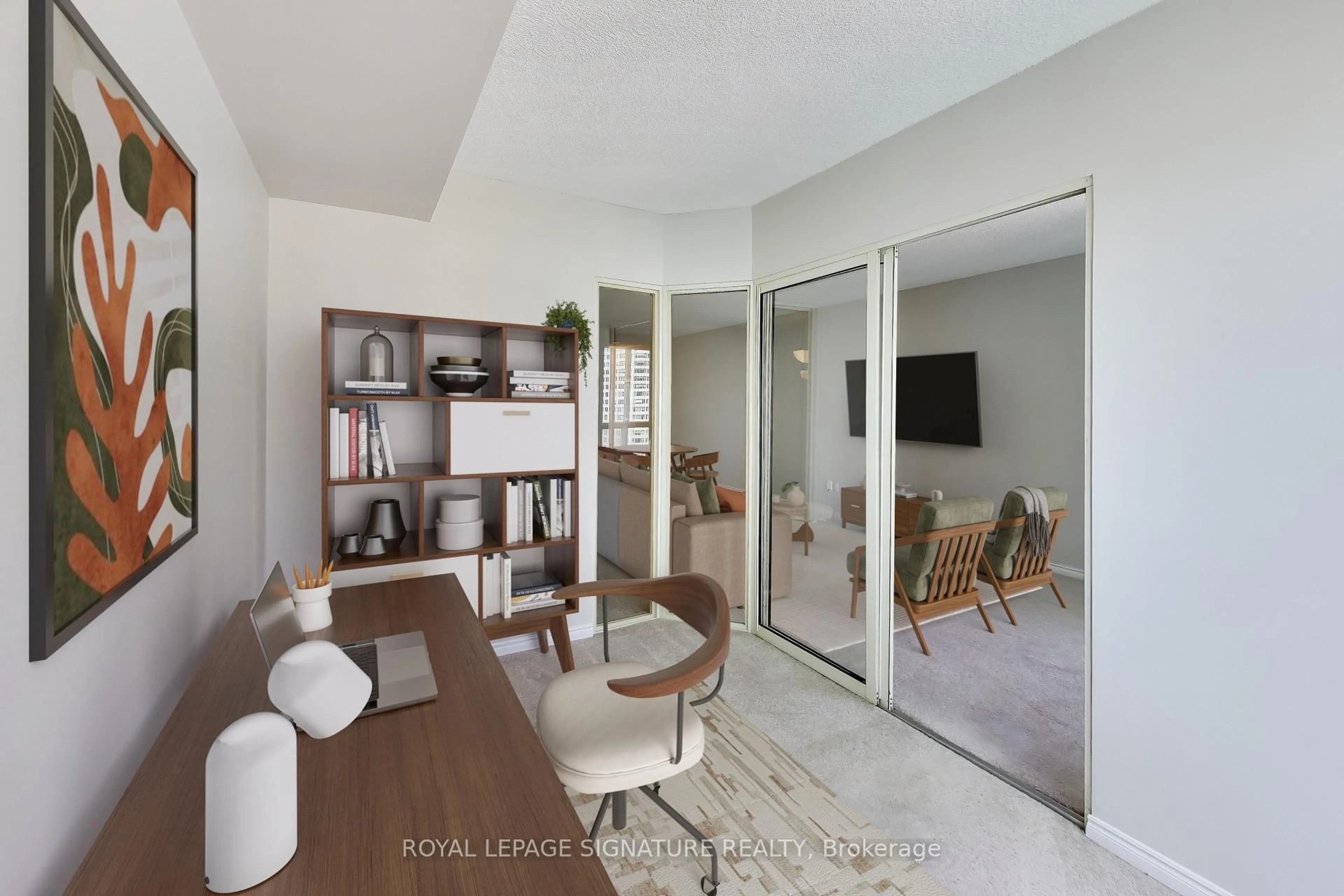Living room with furniture, unknown for 25 The Esplanade #2313, Toronto Ontario M5E 1W5