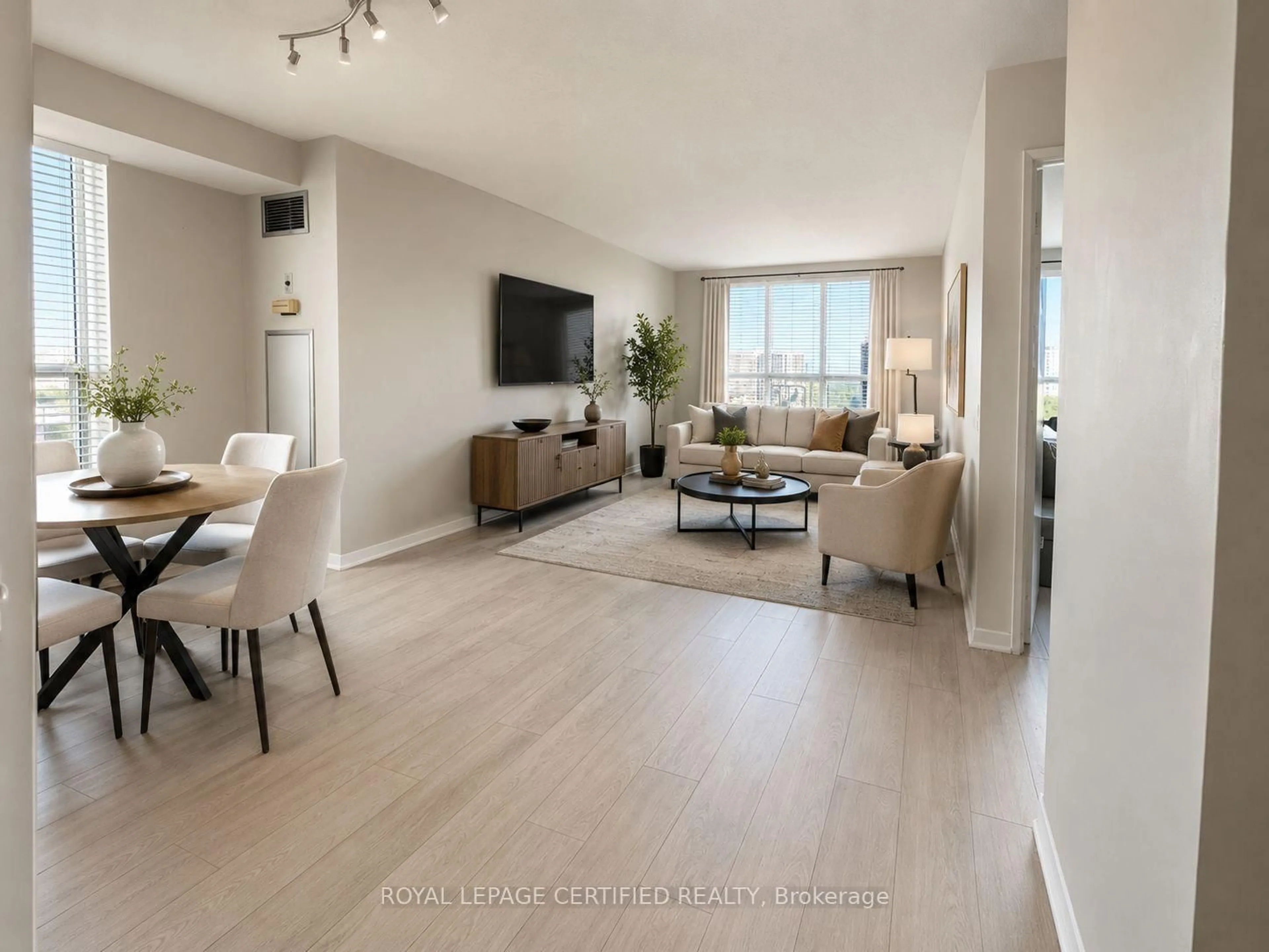 Living room with furniture, unknown for 21 Overlea Blvd #1309, Toronto Ontario M4H 1P2