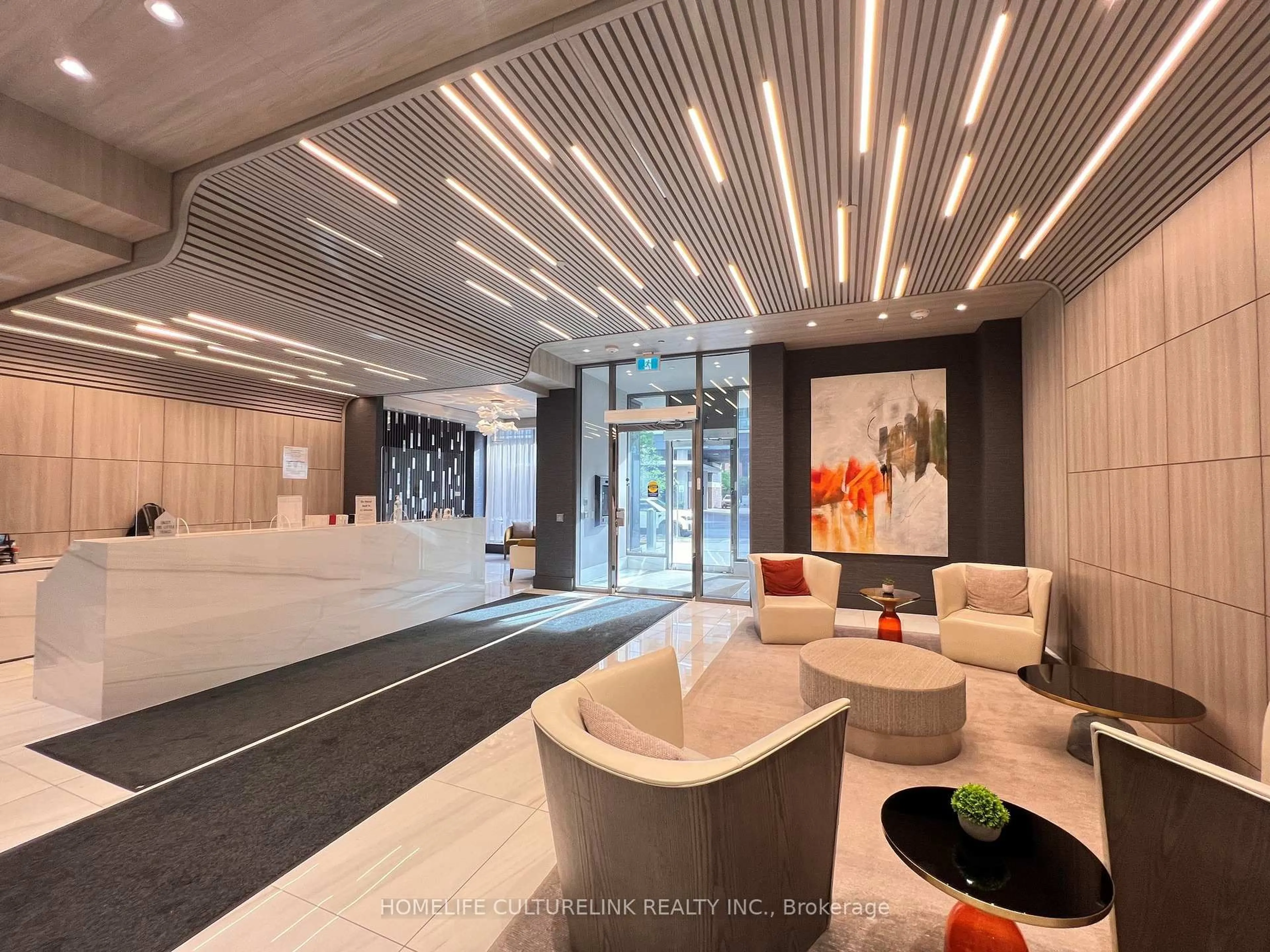 Lobby for 75 Canterbury Pl #1909, Toronto Ontario M2N 0L2