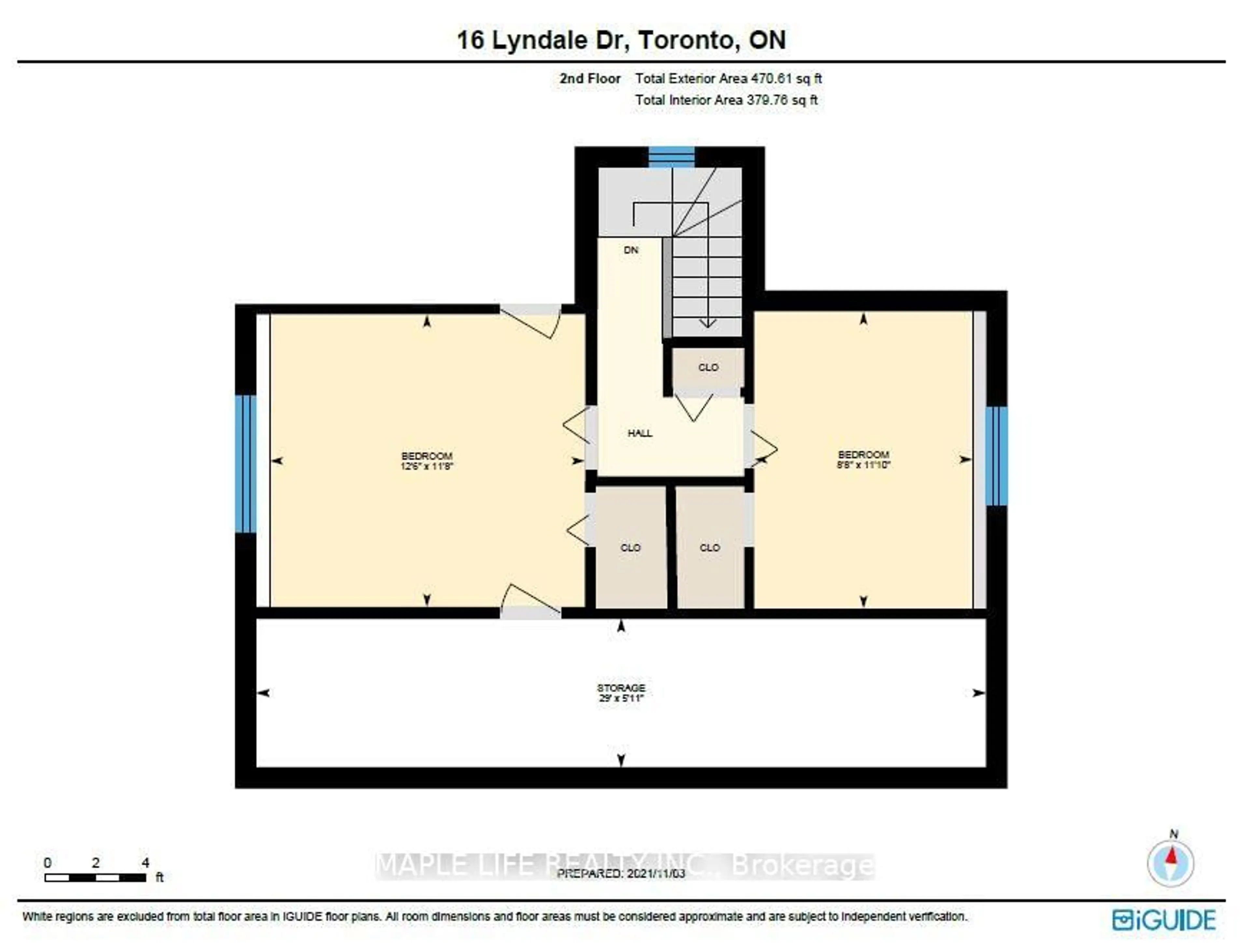 Floor plan for 16 Lyndale Dr, Toronto Ontario M2N 2Y1