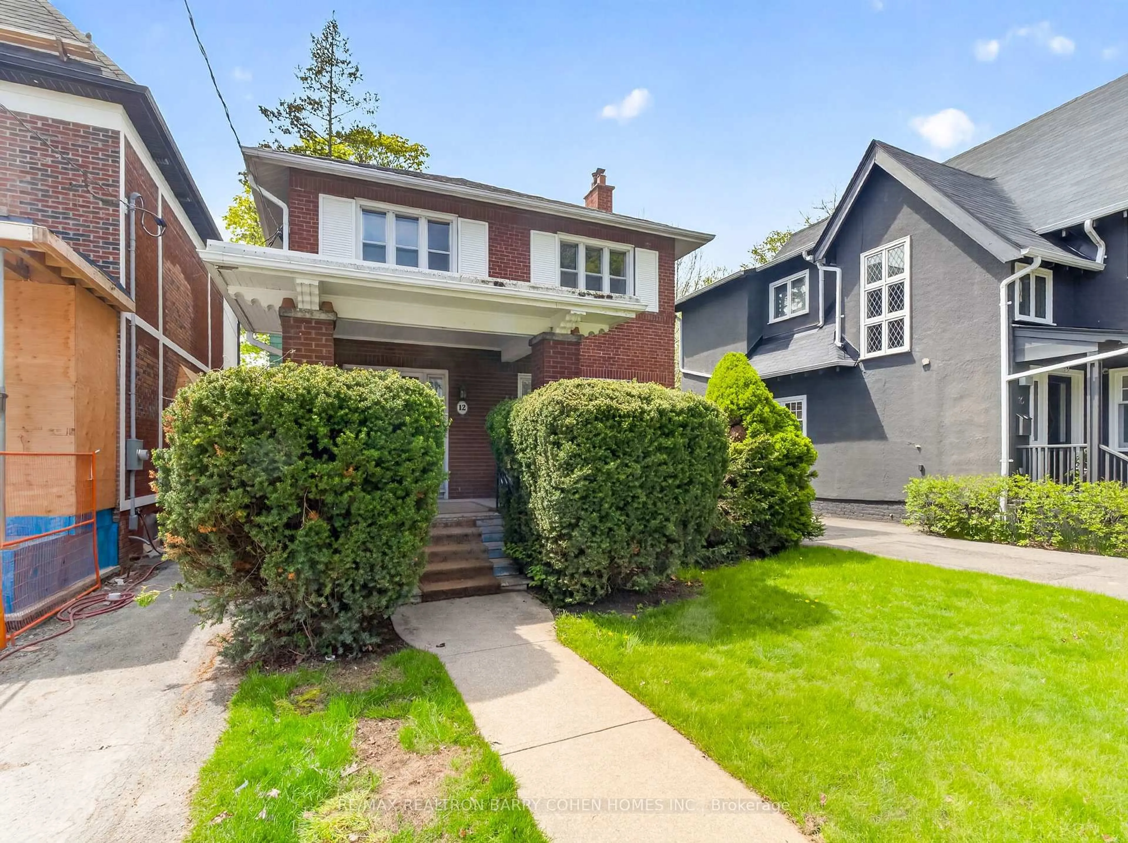 Home with brick exterior material, street for 12 Stibbard Ave, Toronto Ontario M4P 2C1