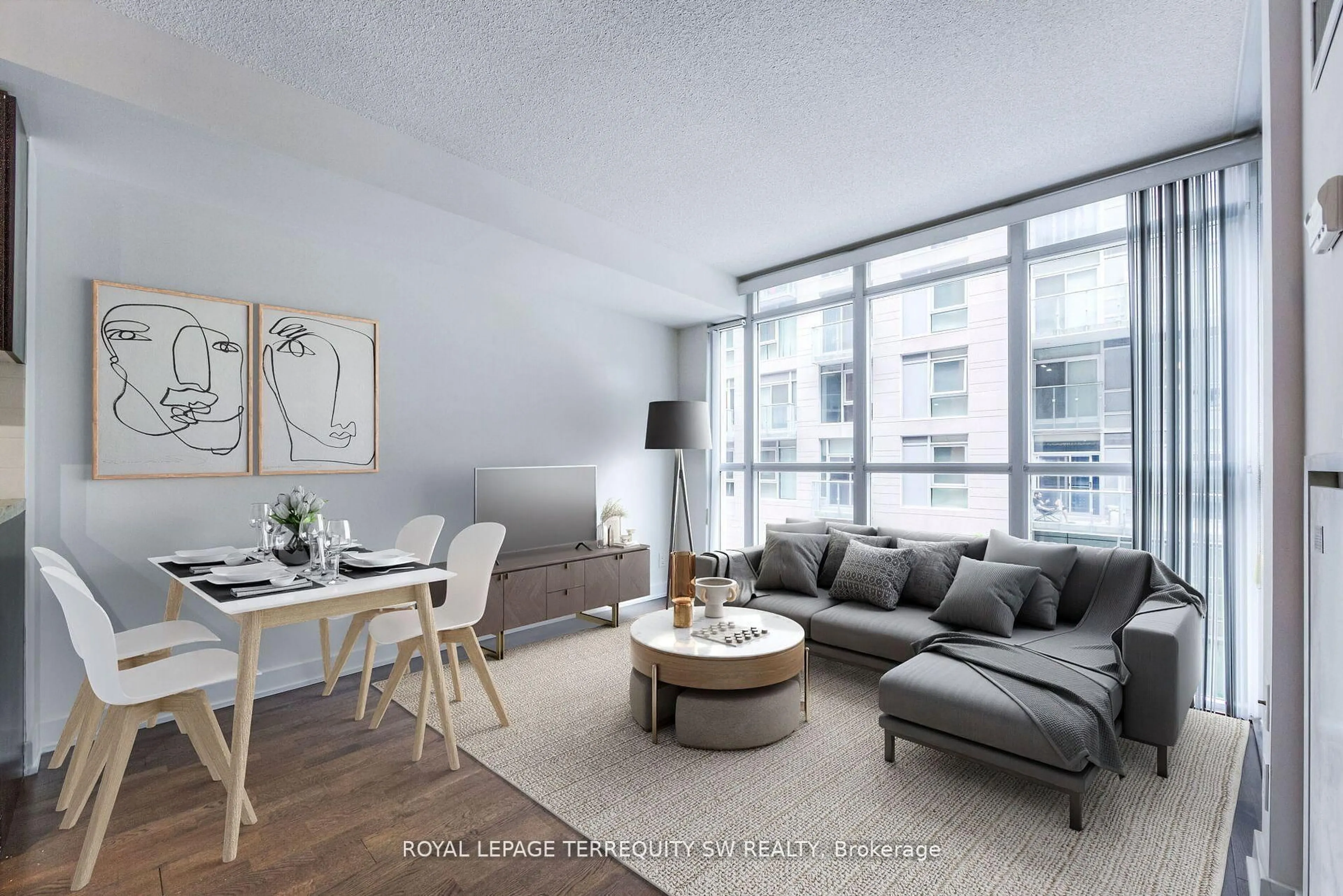 Living room with furniture, unknown for 21 Nelson St #302, Toronto Ontario M5V 3H9