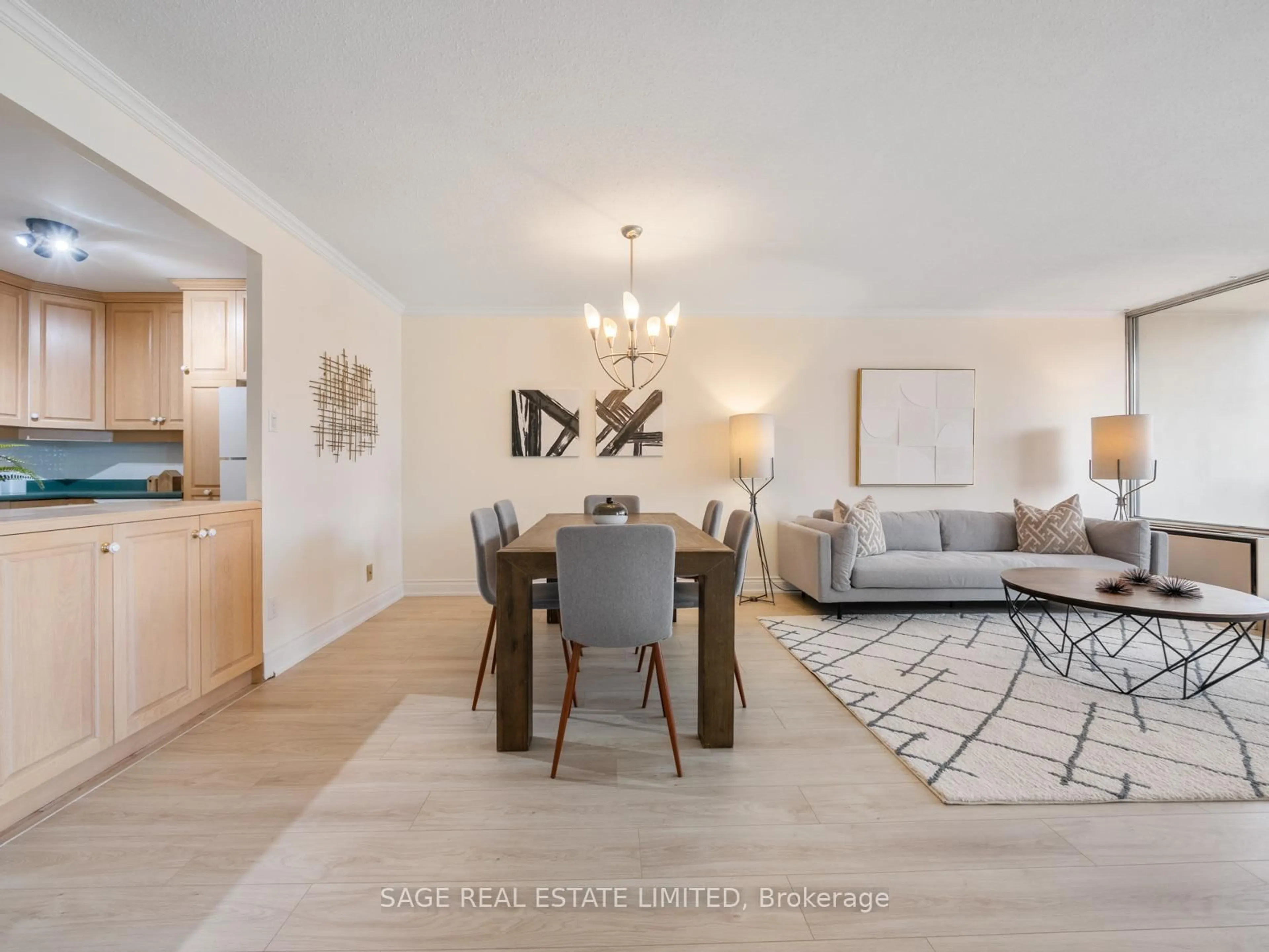 Living room with furniture, unknown for 30 Fashion Roseway #213E, Toronto Ontario M2N 6B4