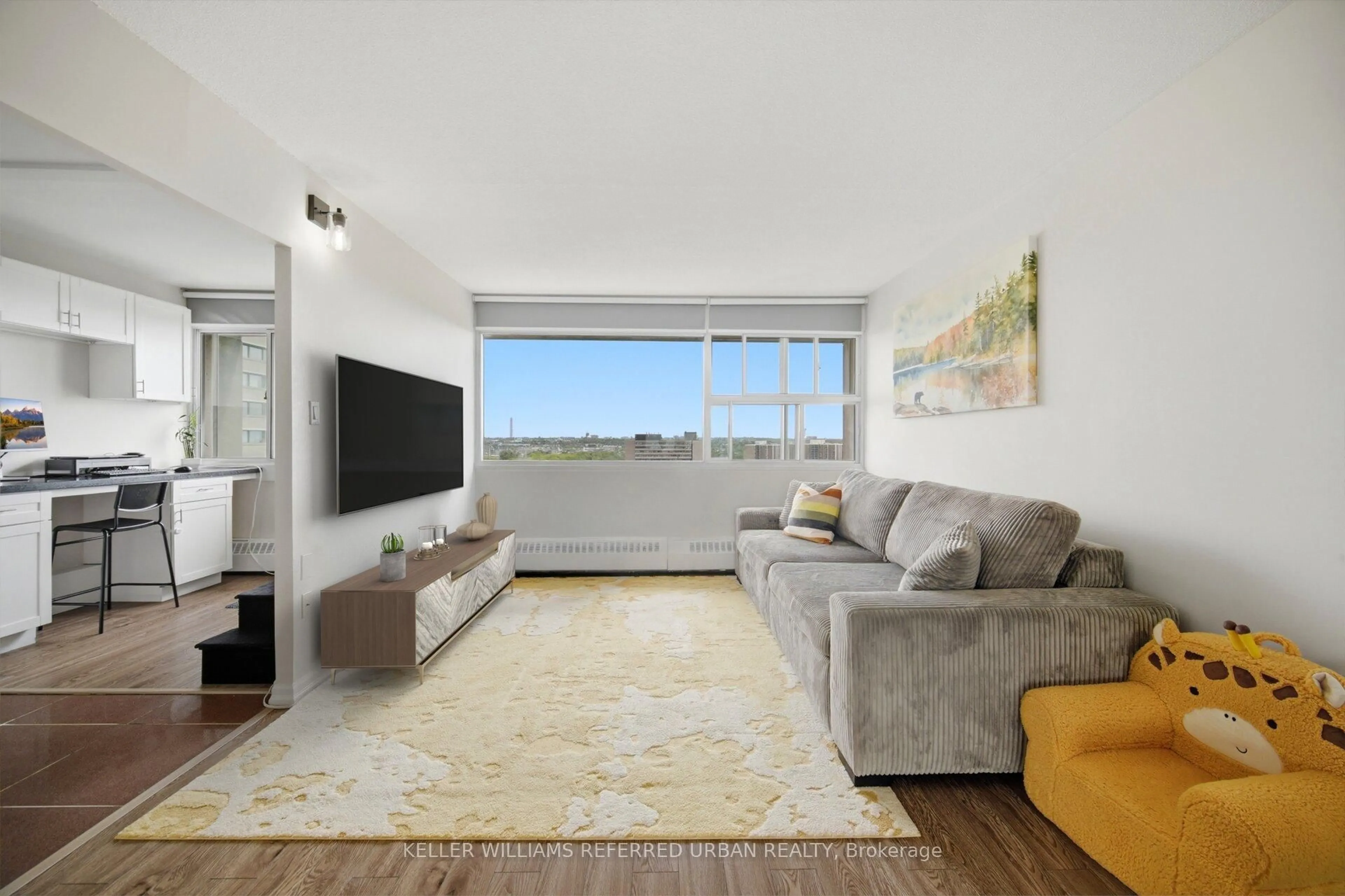 Living room with furniture, unknown for 715 Don Mills Rd #2204, Toronto Ontario M3C 1S5