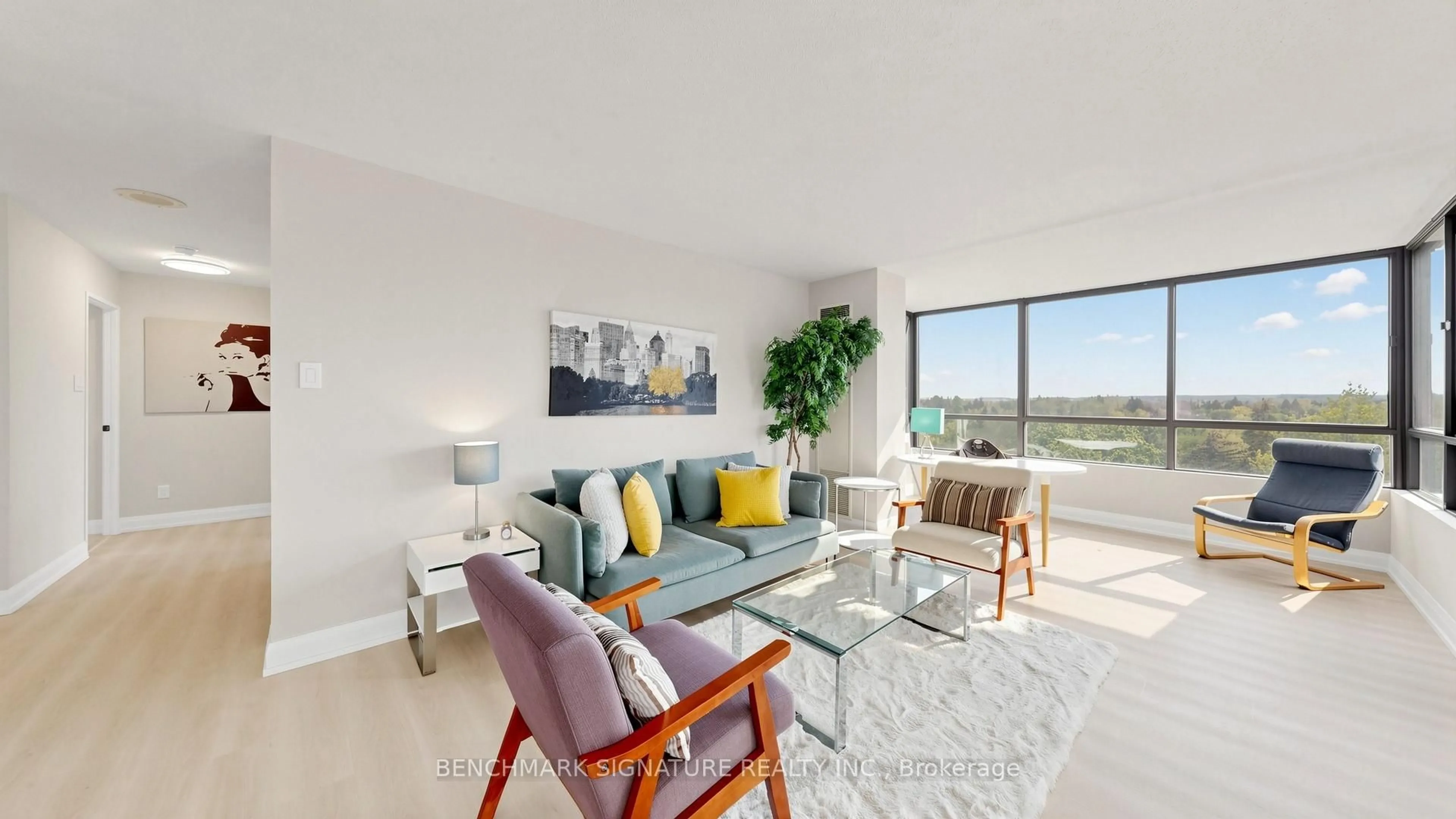 Living room with furniture, unknown for 131 Torresdale Ave #706, Toronto Ontario M2R 3T1