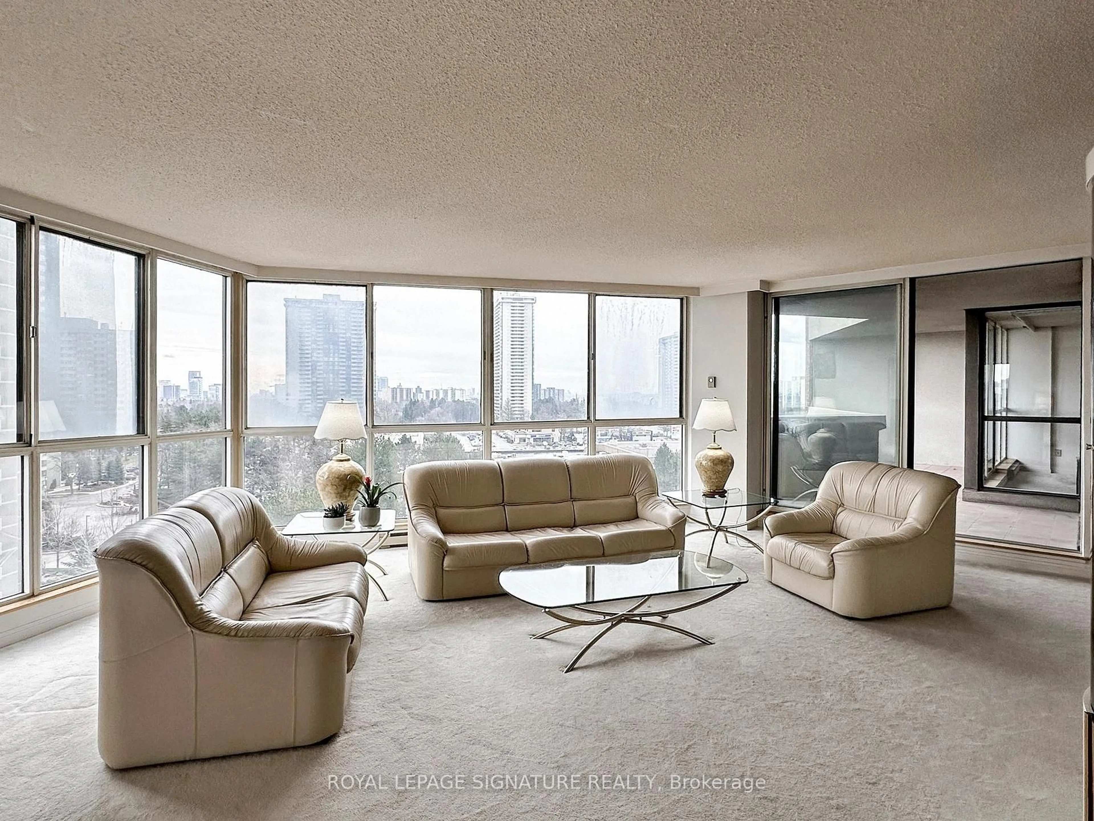 Living room with furniture, unknown for 85 Skymark Dr #1001, Toronto Ontario M2H 3P2