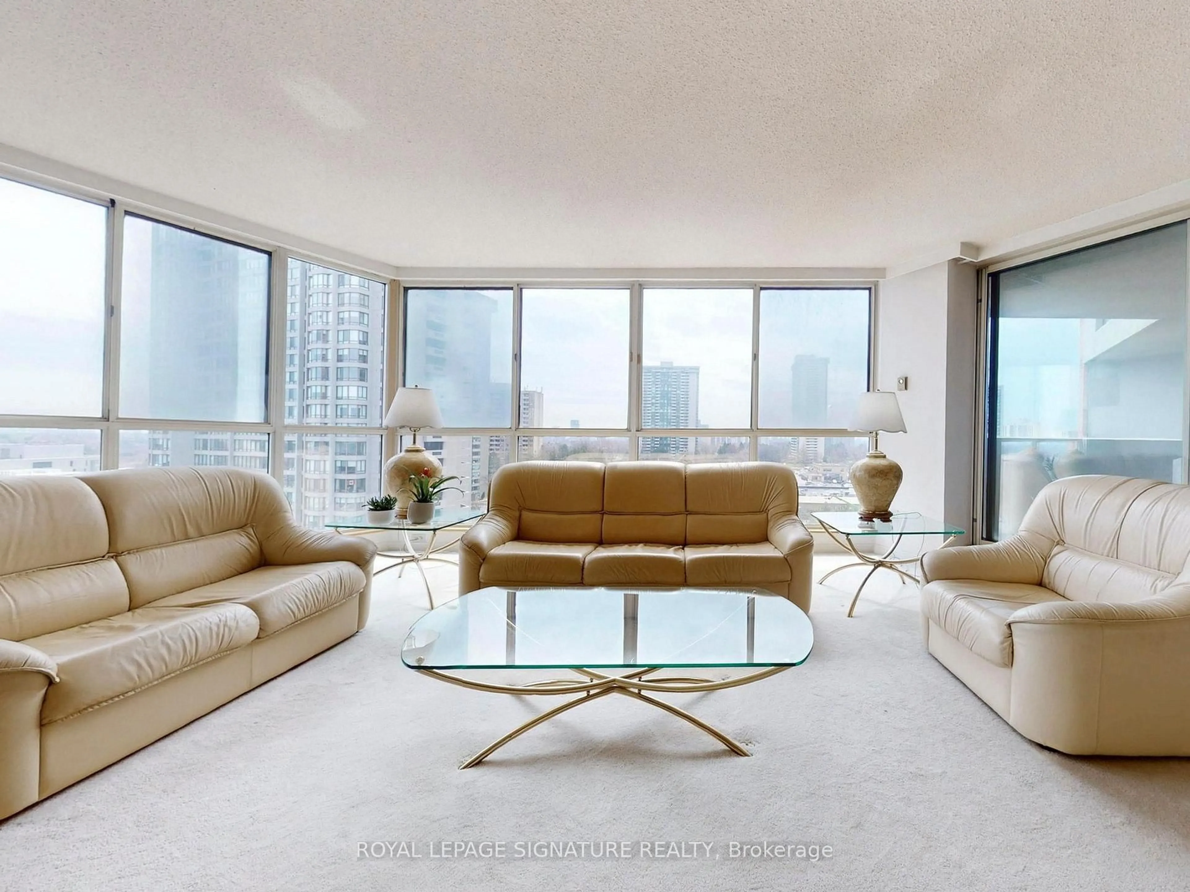 Living room with furniture, unknown for 85 Skymark Dr #1001, Toronto Ontario M2H 3P2