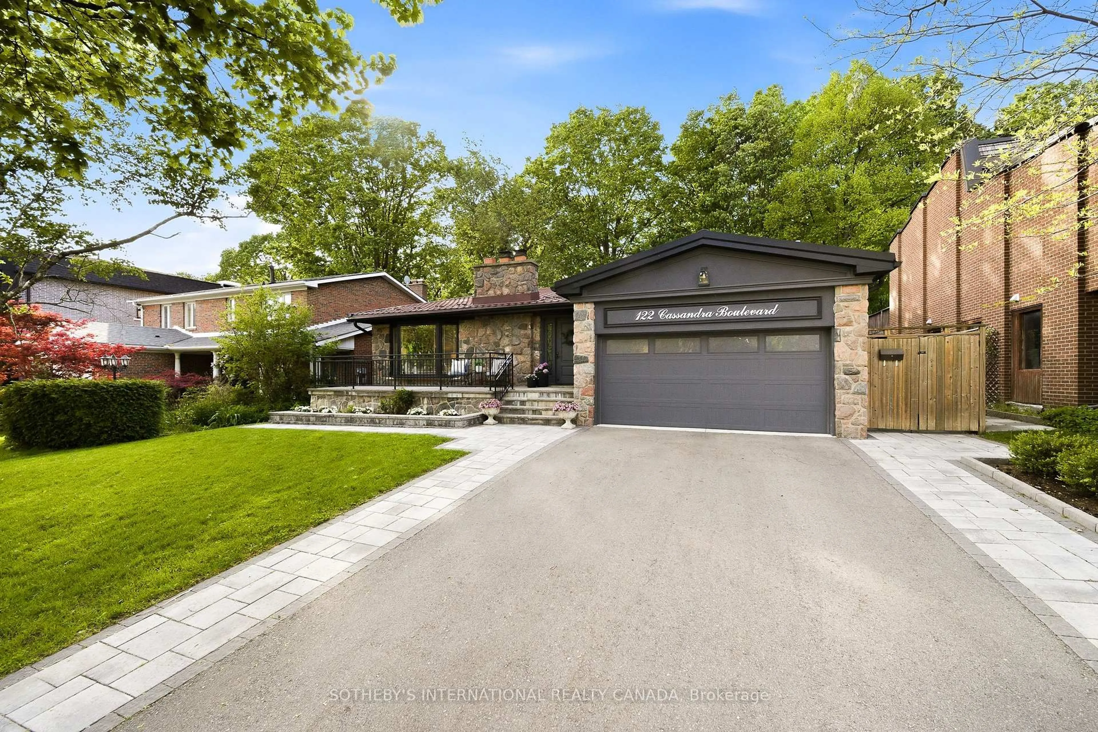 Home with brick exterior material, street for 122 Cassandra Blvd, Toronto Ontario M3A 1S9