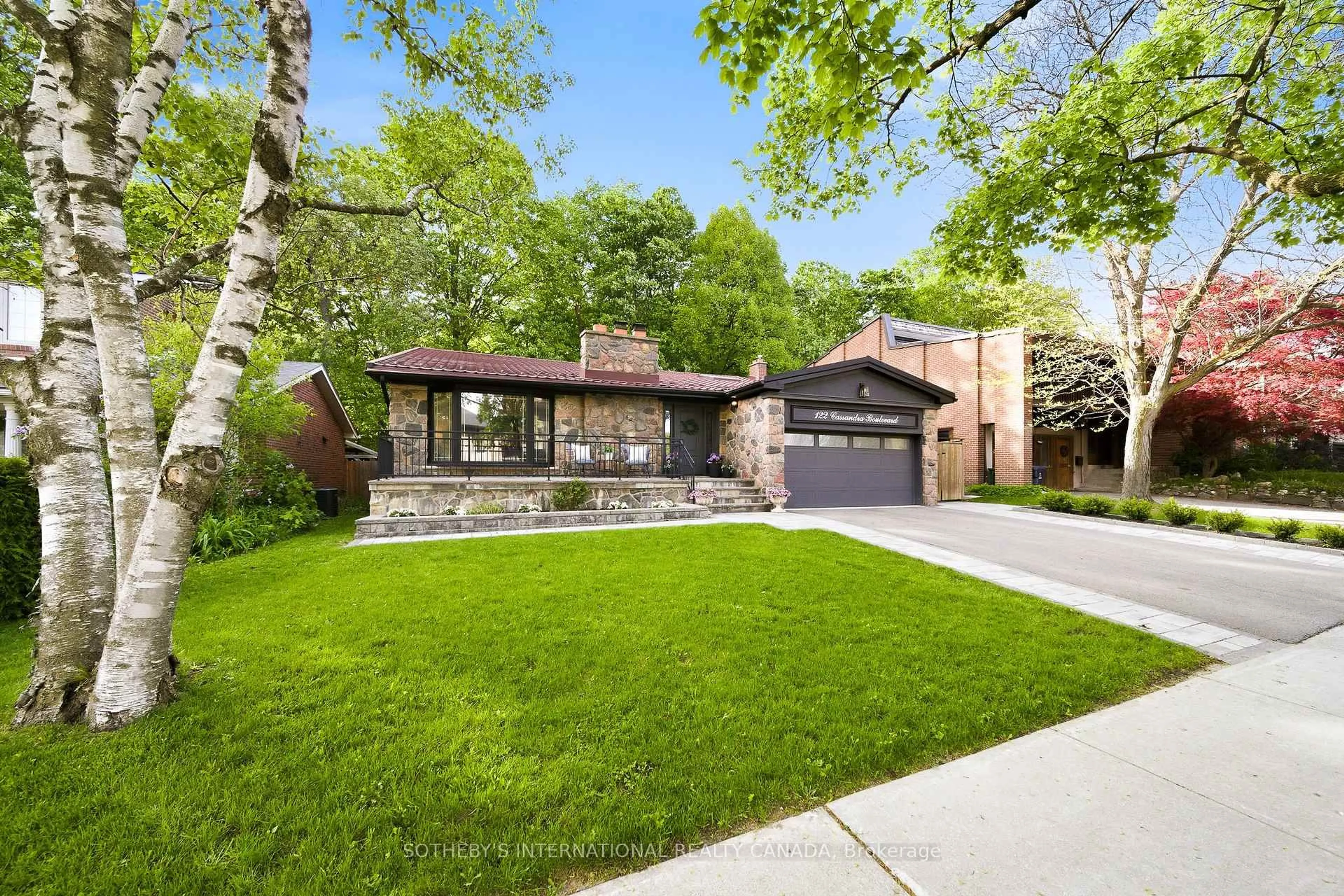 Home with brick exterior material, street for 122 Cassandra Blvd, Toronto Ontario M3A 1S9