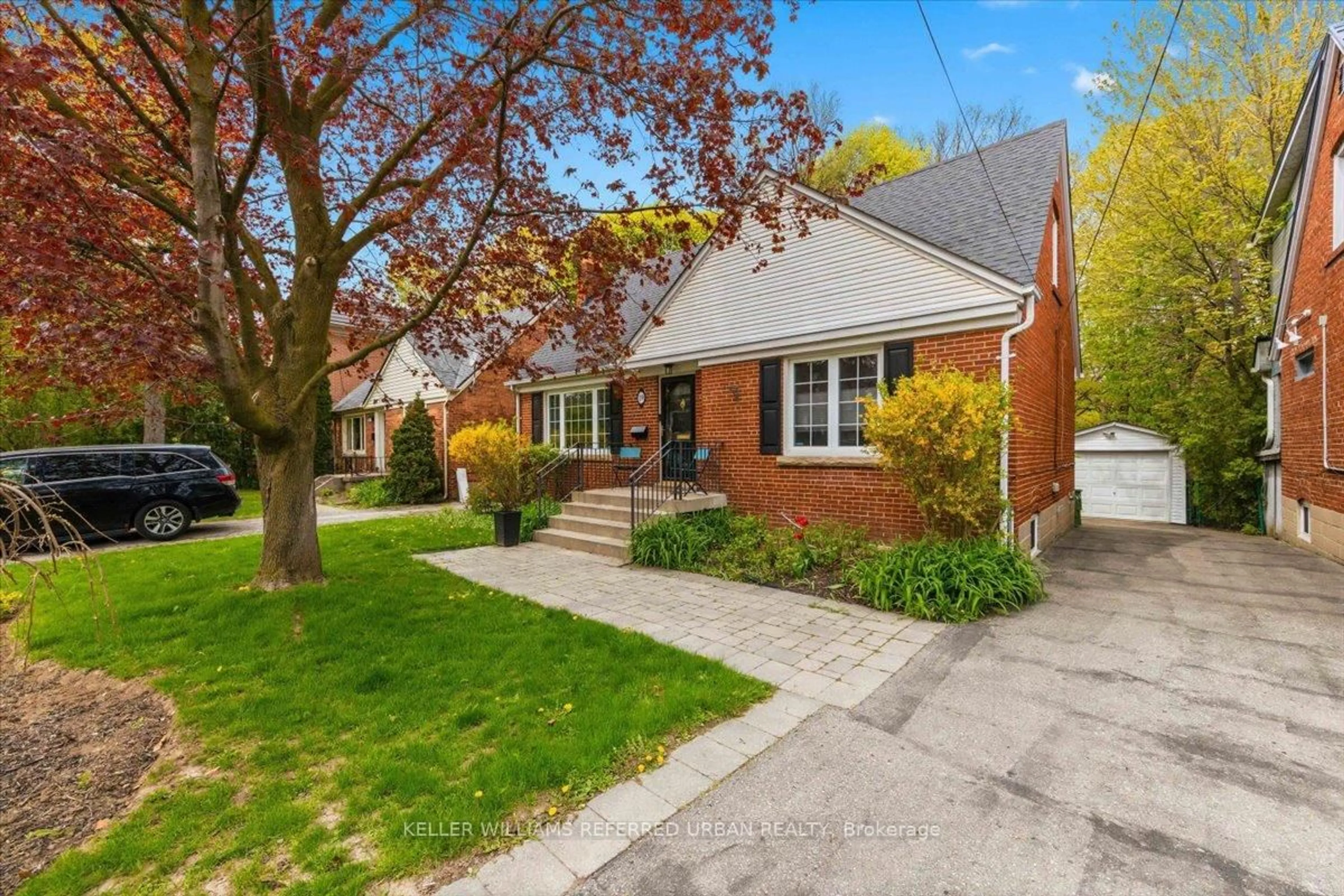 Home with brick exterior material, street for 19 Walker Rd, Toronto Ontario M2N 2K2