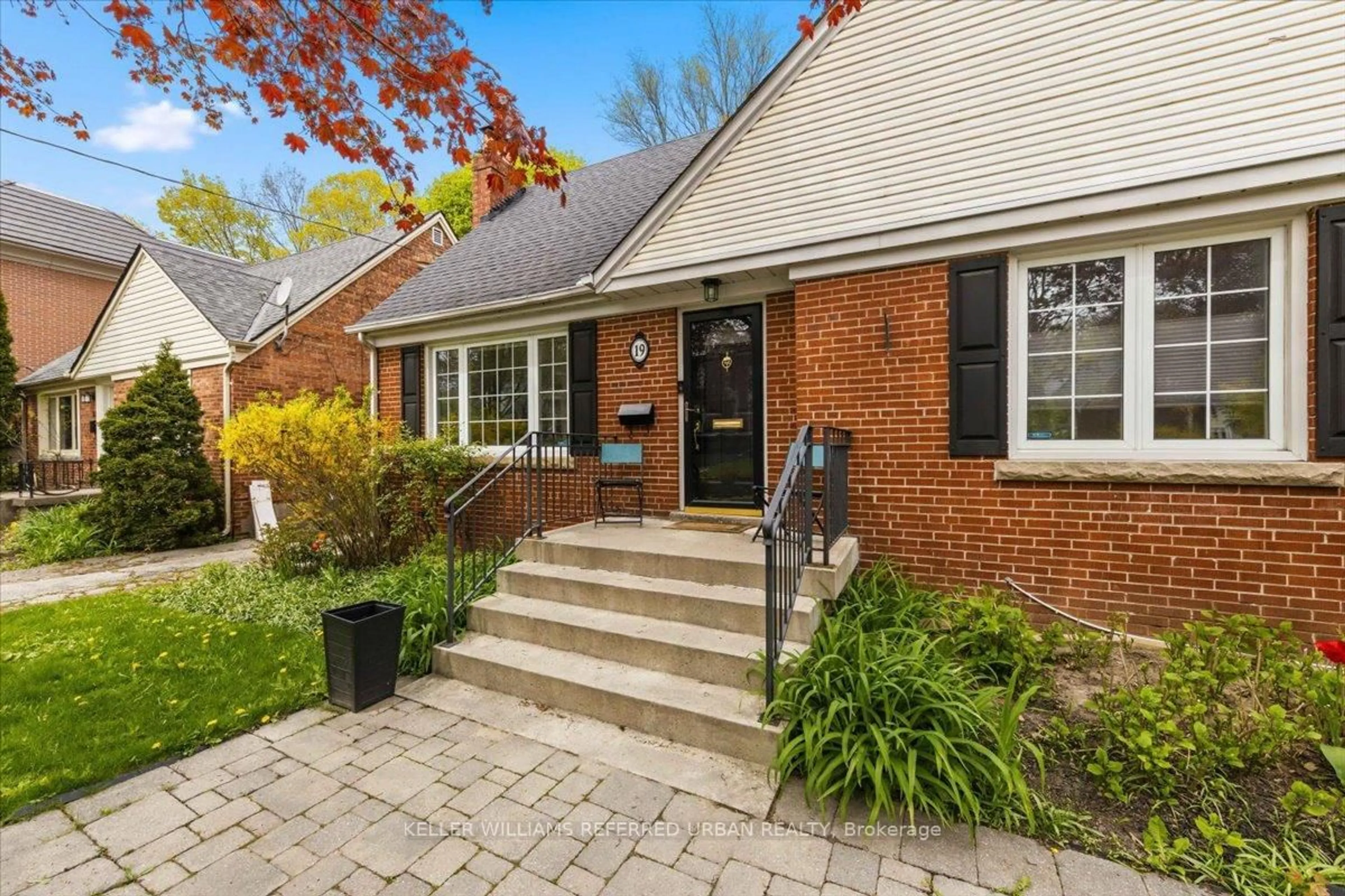 Home with brick exterior material, street for 19 Walker Rd, Toronto Ontario M2N 2K2
