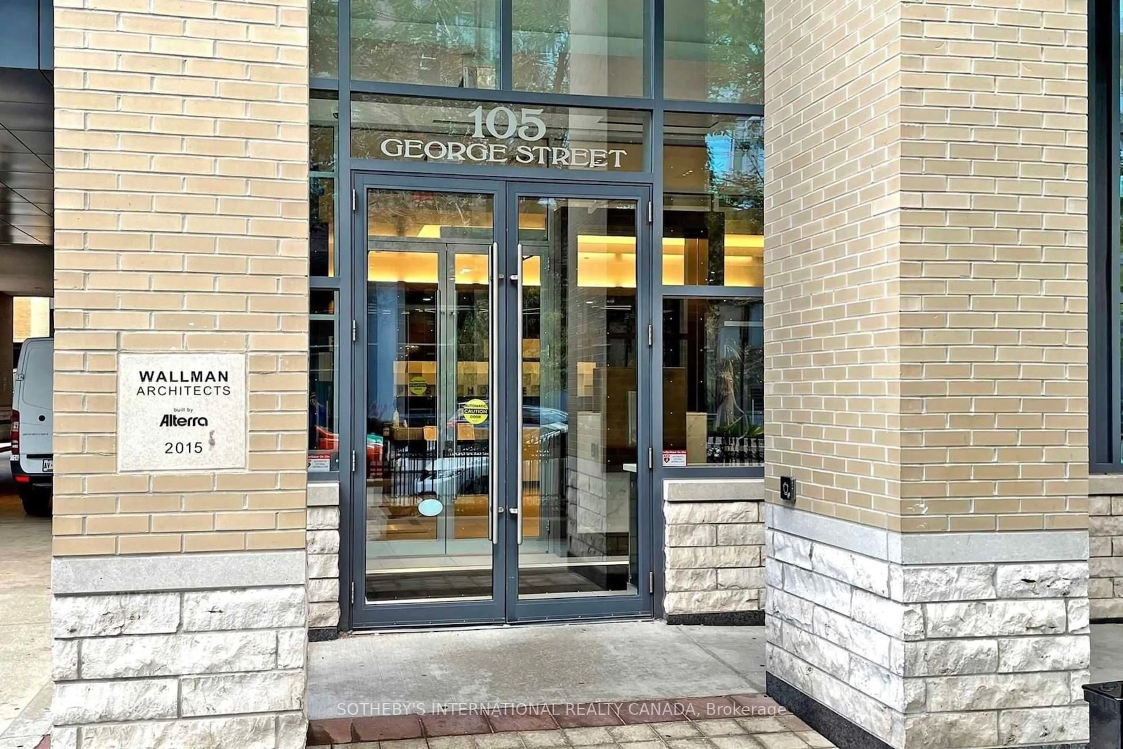 Indoor foyer for 105 George St #706, Toronto Ontario M5A 0L4