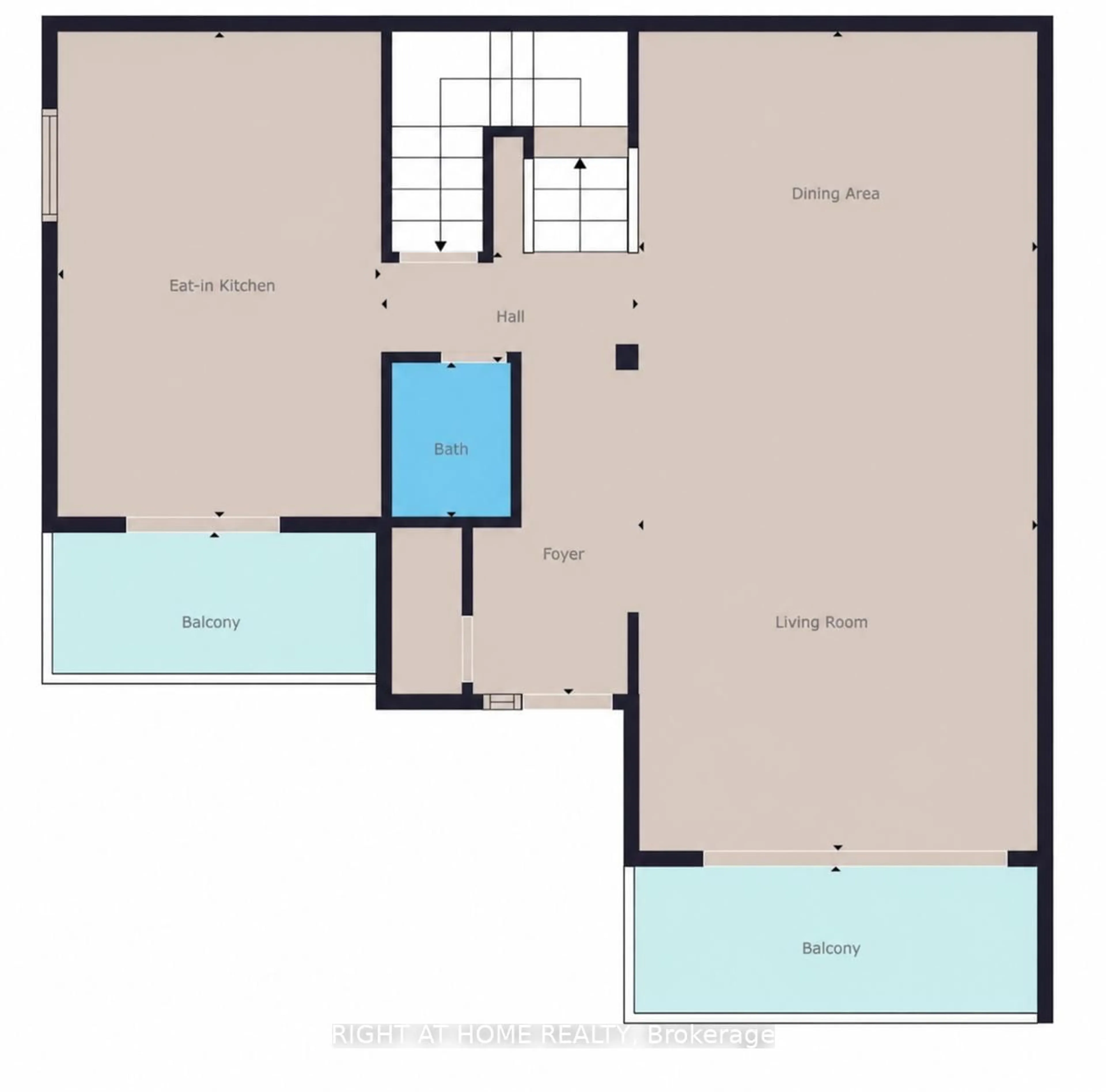 Floor plan for 7 Vale Carse Way #24, Toronto Ontario M2R 3H4