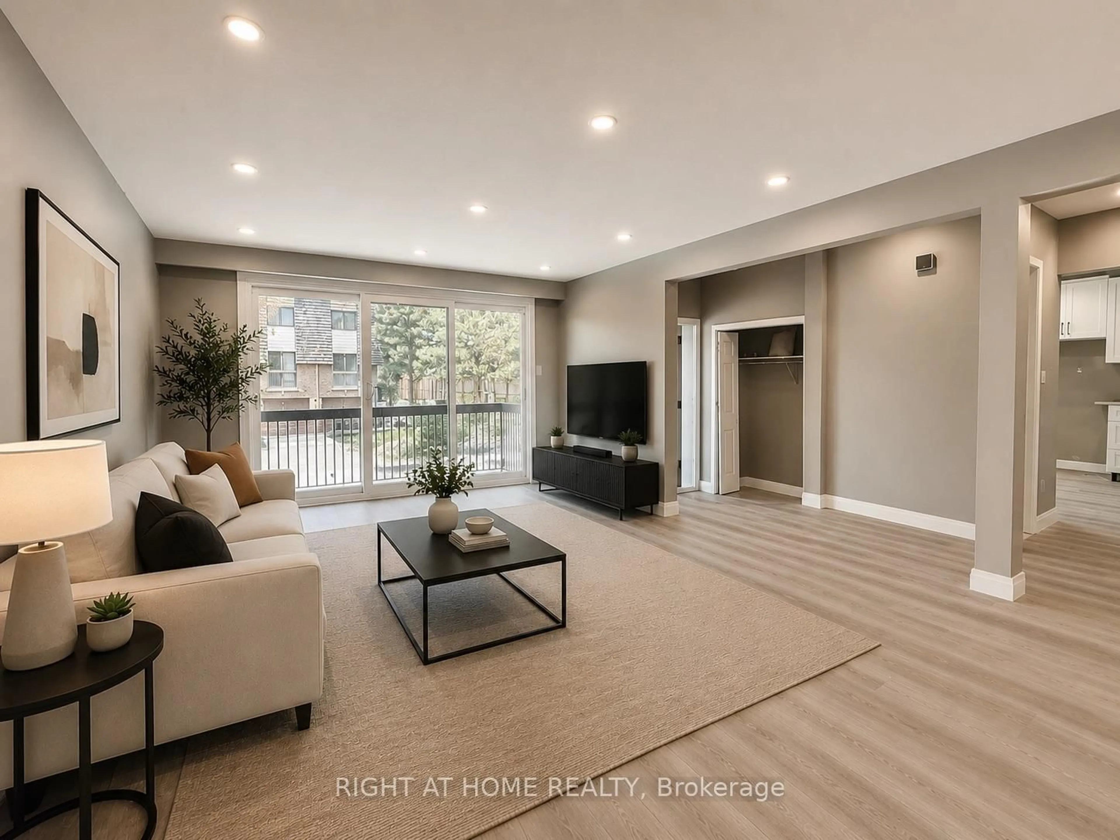 Living room with furniture, unknown for 7 Vale Carse Way #24, Toronto Ontario M2R 3H4