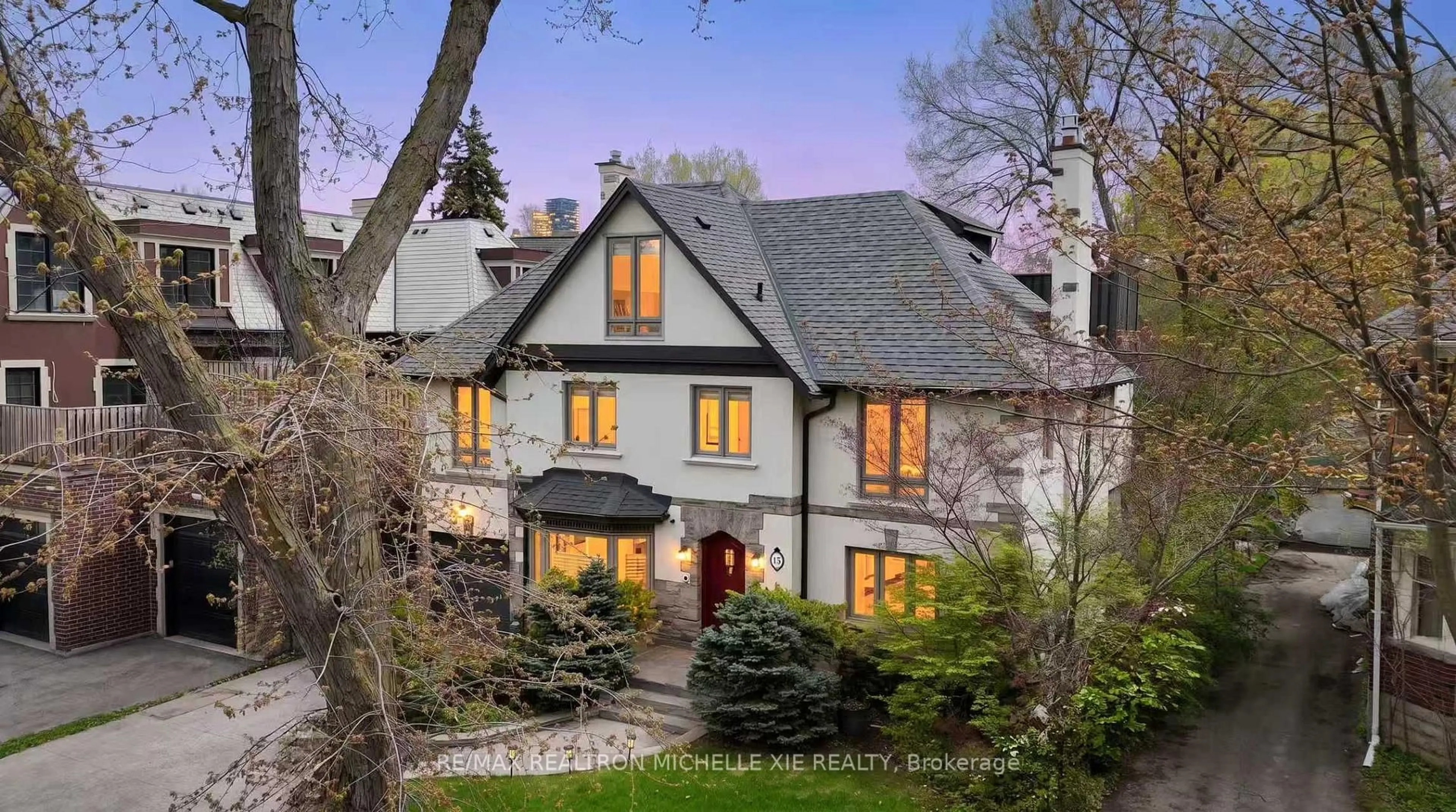 Home with brick exterior material, street for 15 Strathallan Blvd, Toronto Ontario M5N 1S8