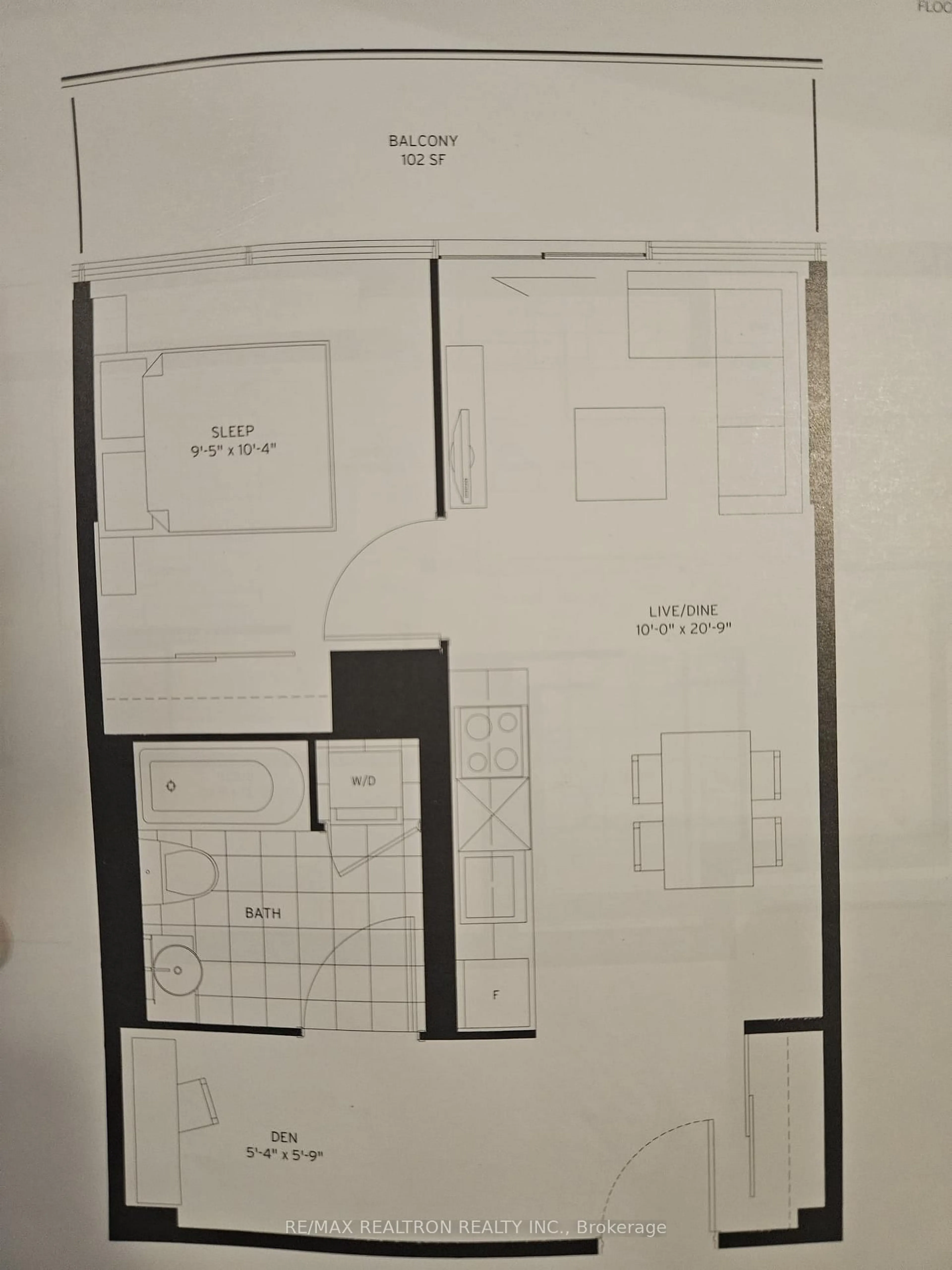 Floor plan for 161 Roehampton Ave #603, Toronto Ontario M4P 1P9