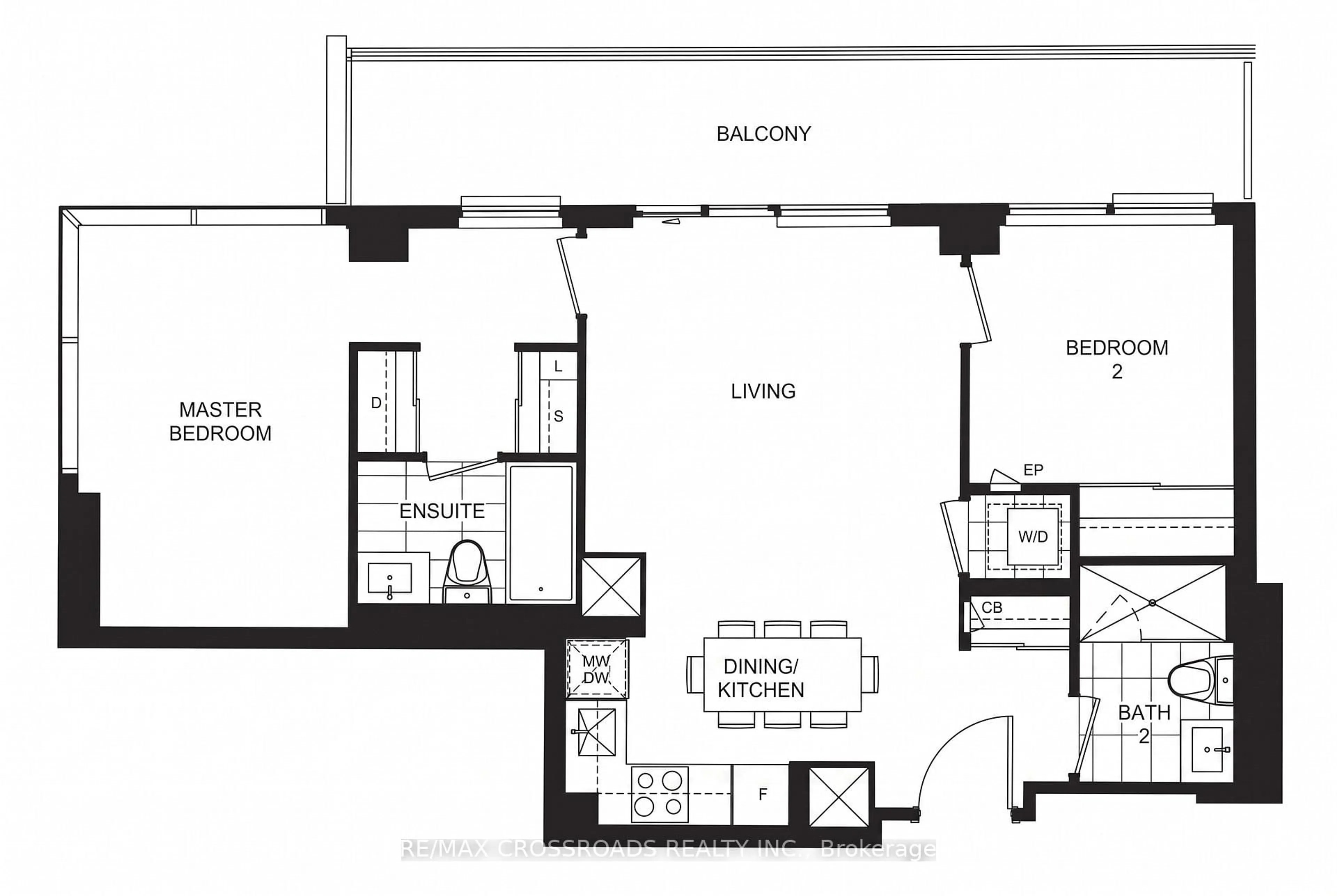 Floor plan for 7 Golden Lion Hts #N1808, Toronto Ontario M2M 0C1