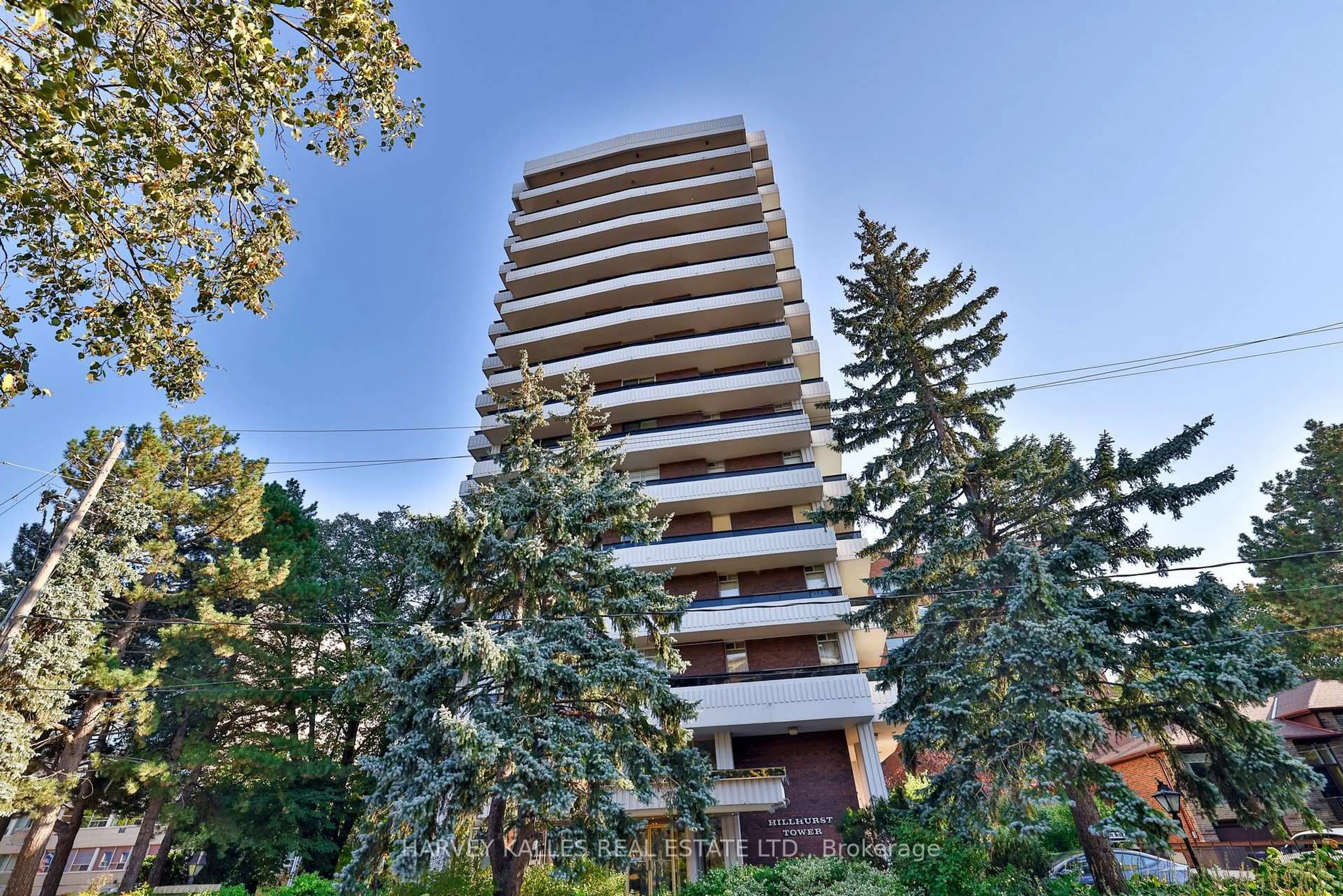 Balcony in the apartment, building for 2600 Bathurst St #1001, Toronto Ontario M6B 2Z4