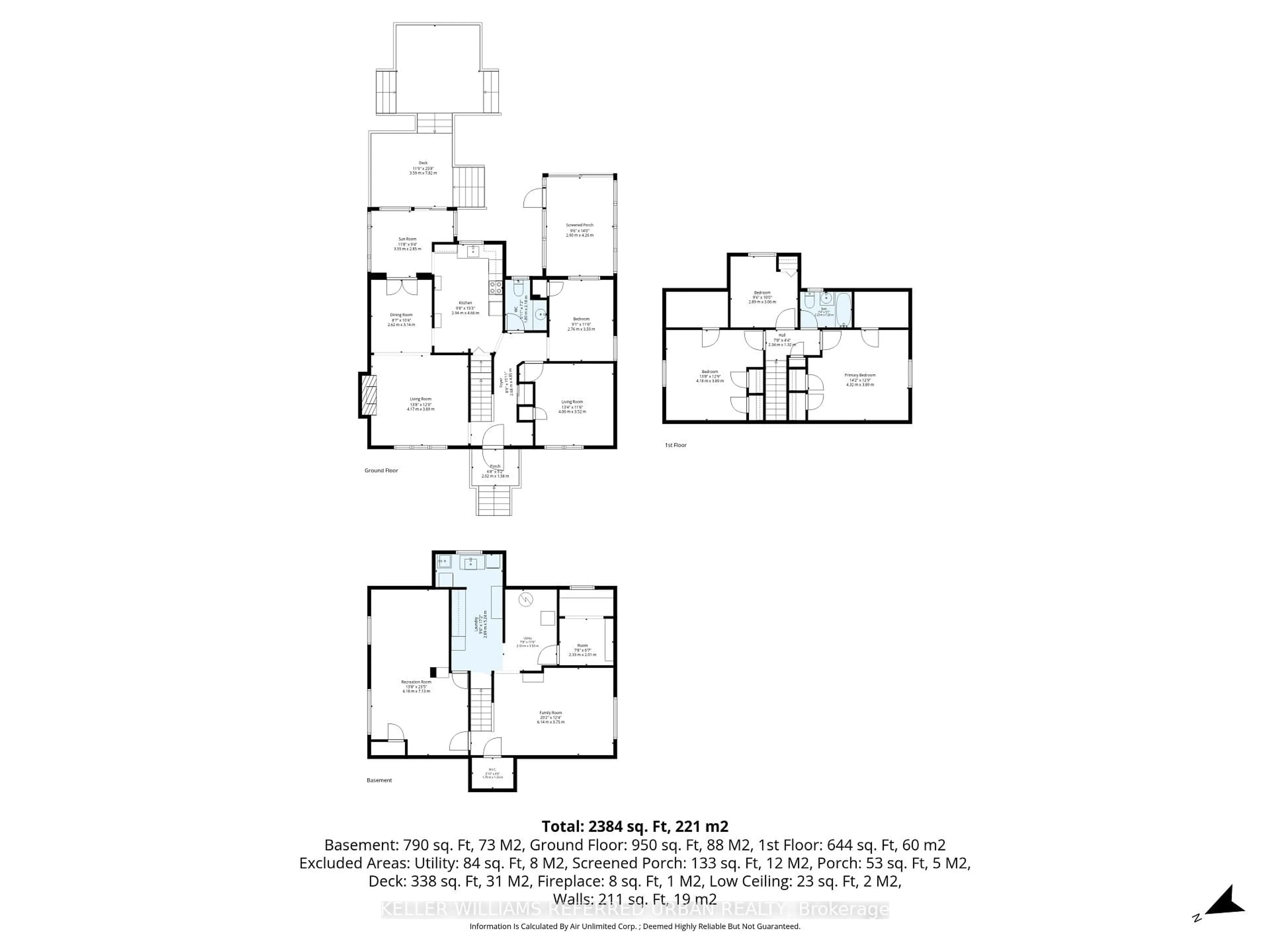 Floor plan for 280 Bogert Ave, Toronto Ontario M2N 1L5