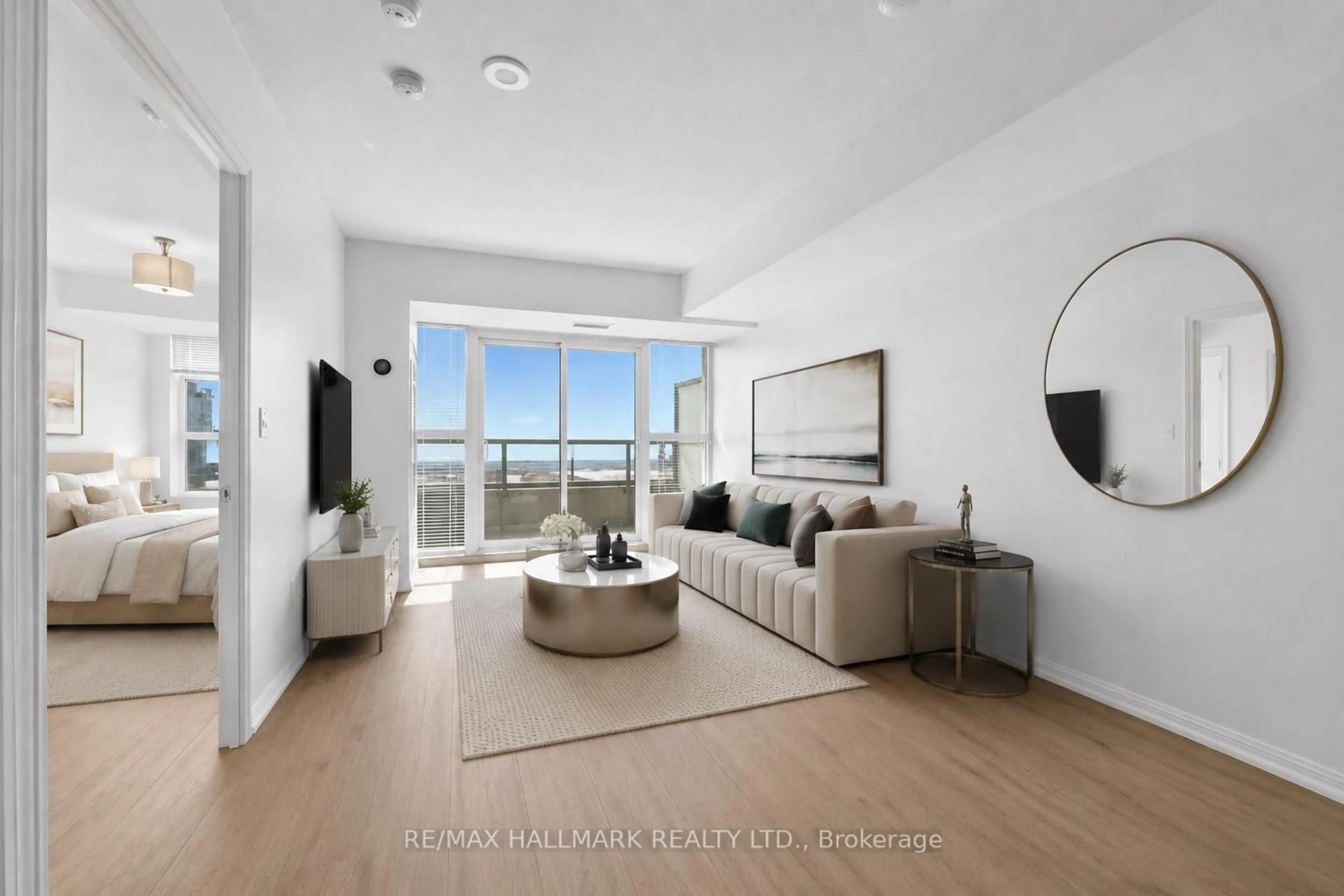 Living room with furniture, unknown for 75 East Liberty St #1004, Toronto Ontario M6K 3R3