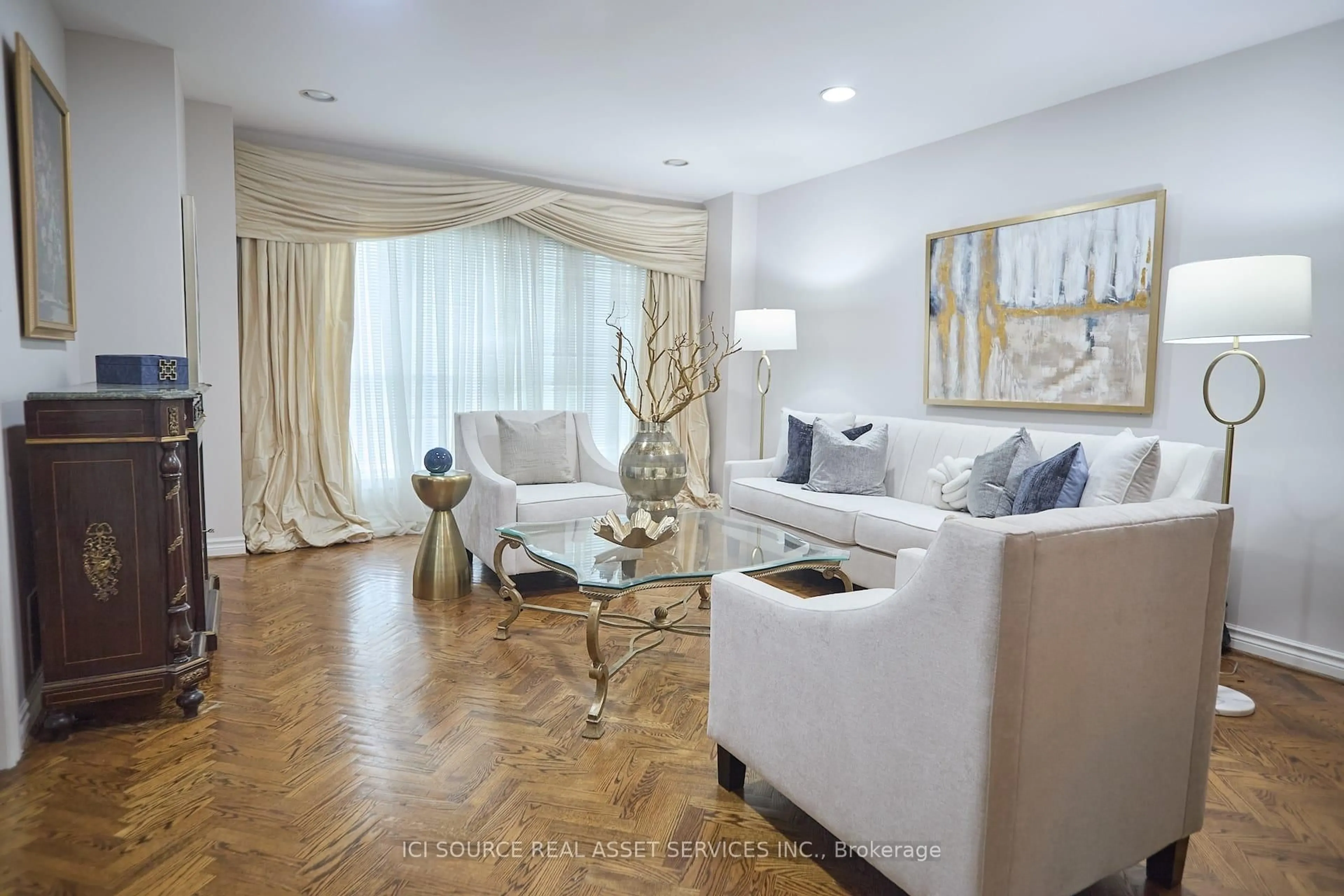 Living room with furniture, unknown for 104 Almore Ave, Toronto Ontario M3H 2H5