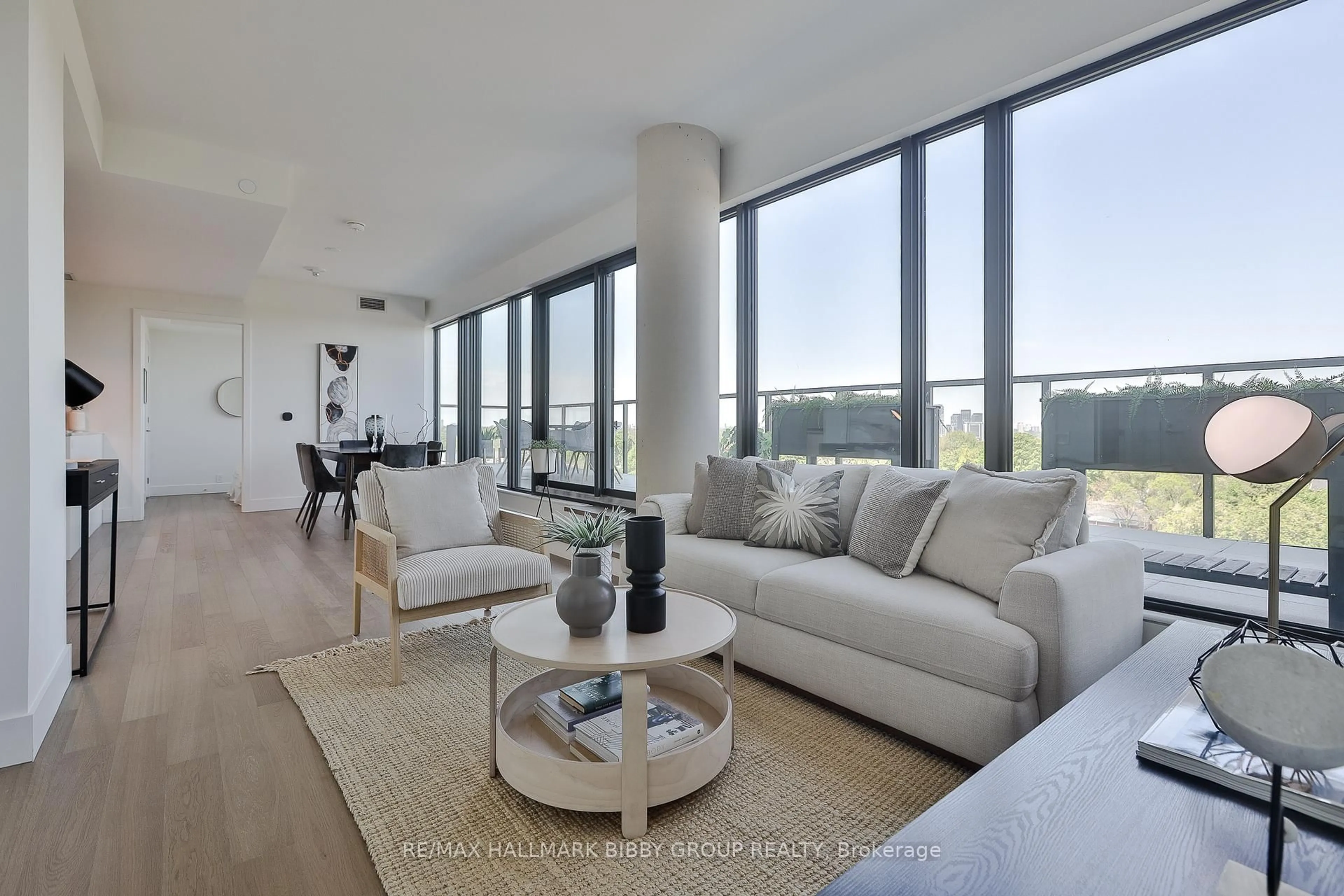 Living room with furniture, unknown for 1414 Bayview Ave #702, Toronto Ontario M4G 3A7