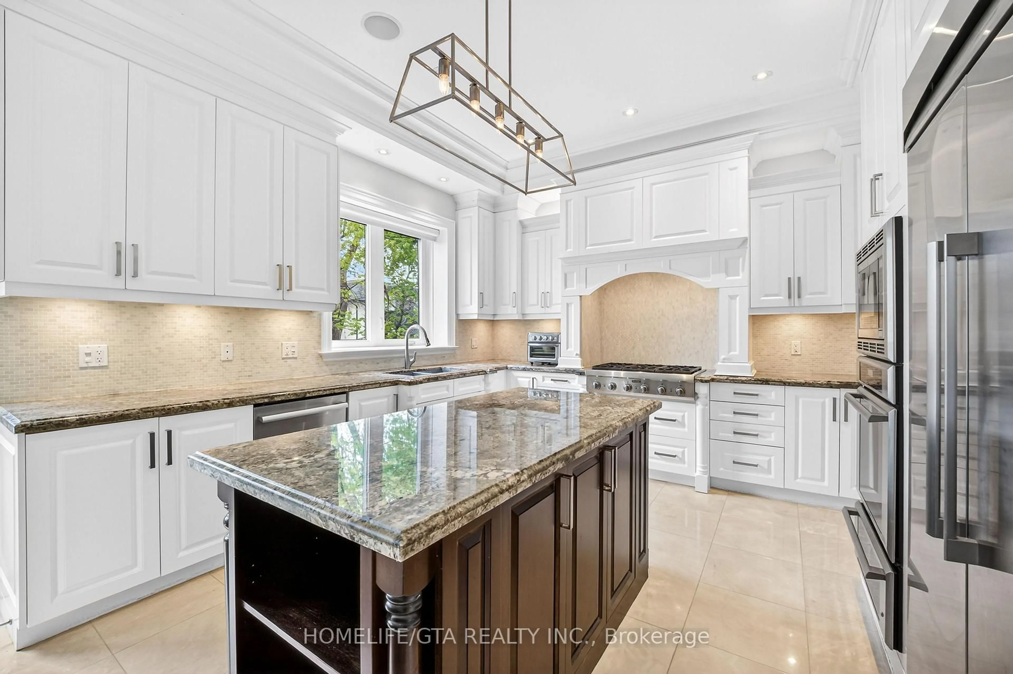 Contemporary kitchen, ceramic/tile floor for 674 Bedford Park Ave, Toronto Ontario M5M 1K3