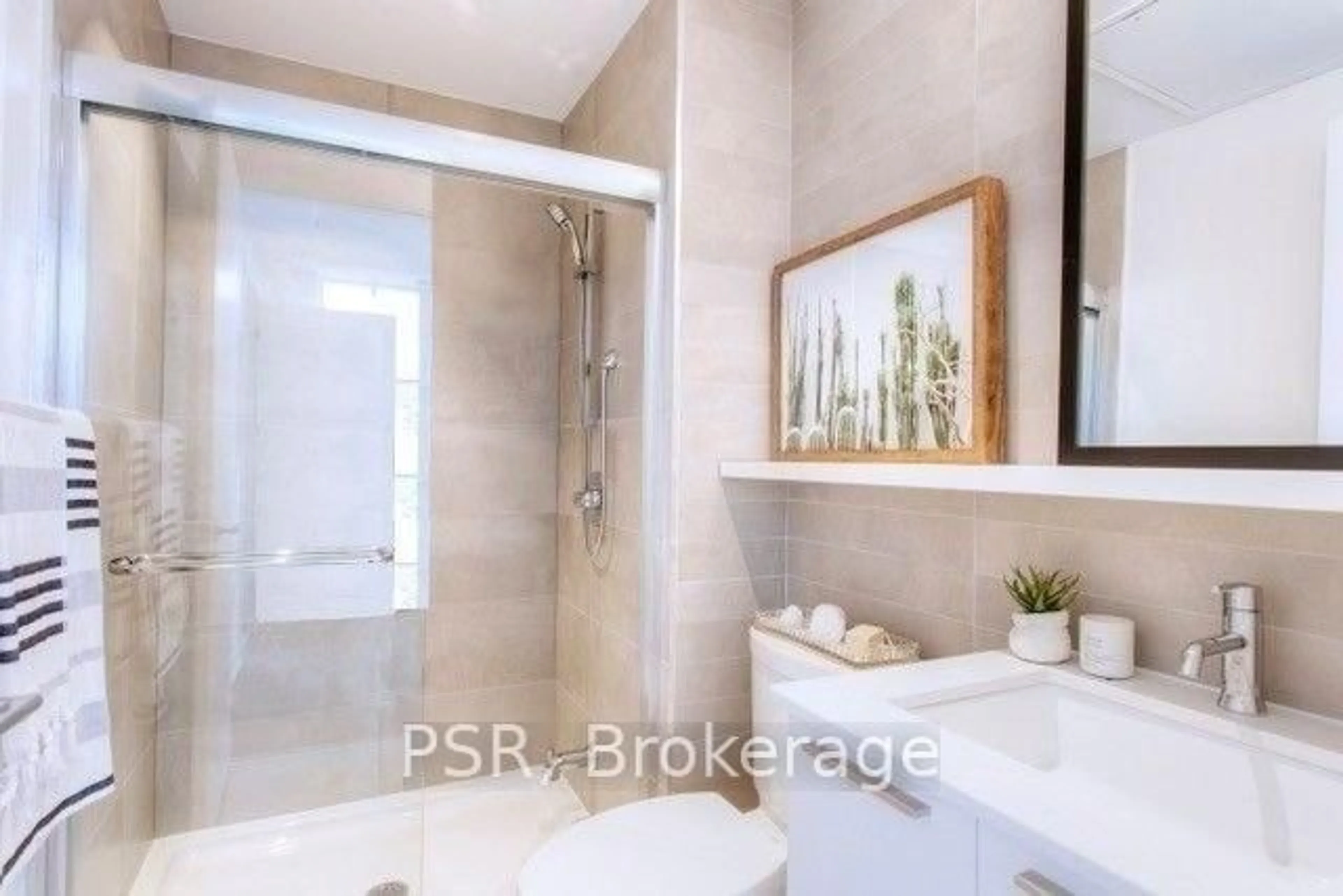 Contemporary bathroom, ceramic/tile floor for 501 Adelaide St #401, Toronto Ontario M5V 1T4