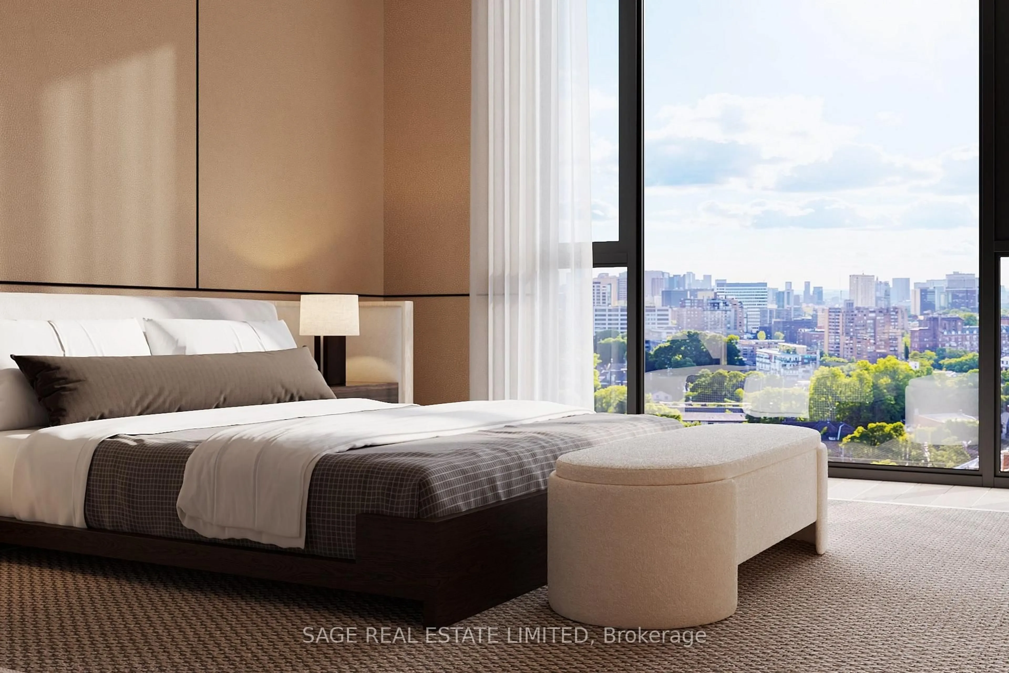 Bedroom with bed, unknown for 287 Davenport Rd #406, Toronto Ontario M5R 1J9