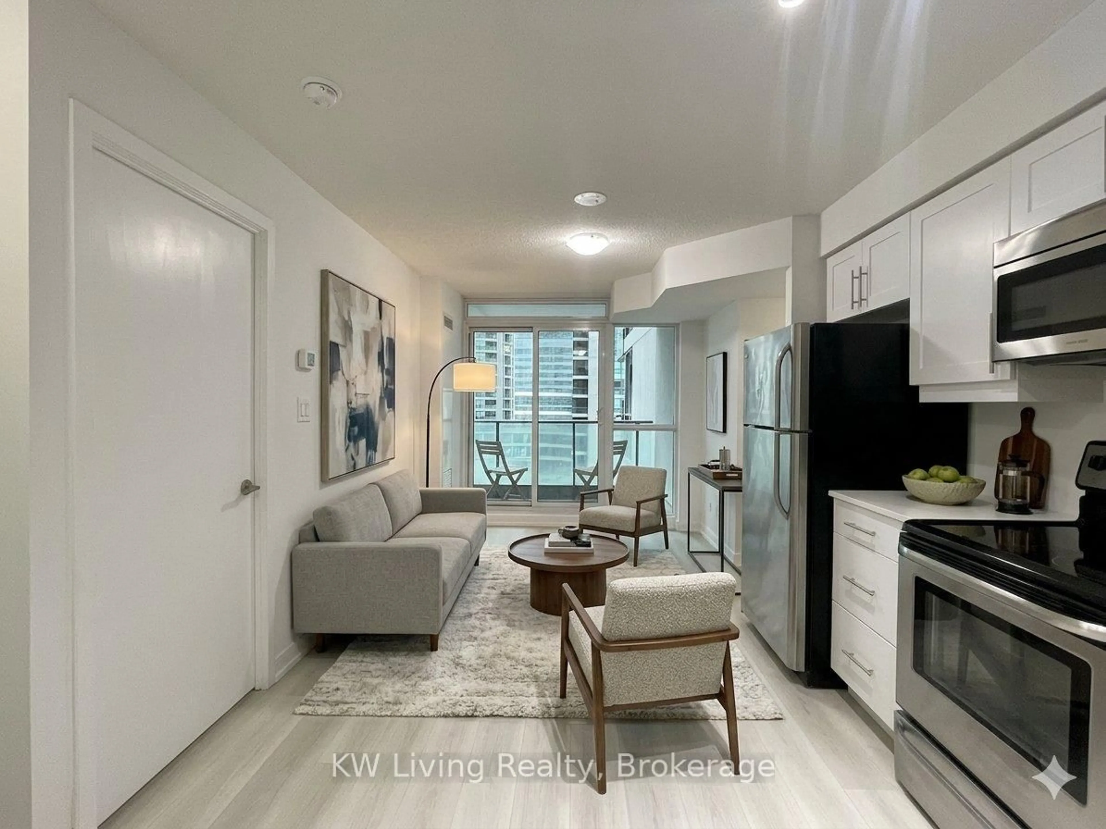 Living room with furniture, unknown for 33 Bay St #705, Toronto Ontario M5J 2Z3