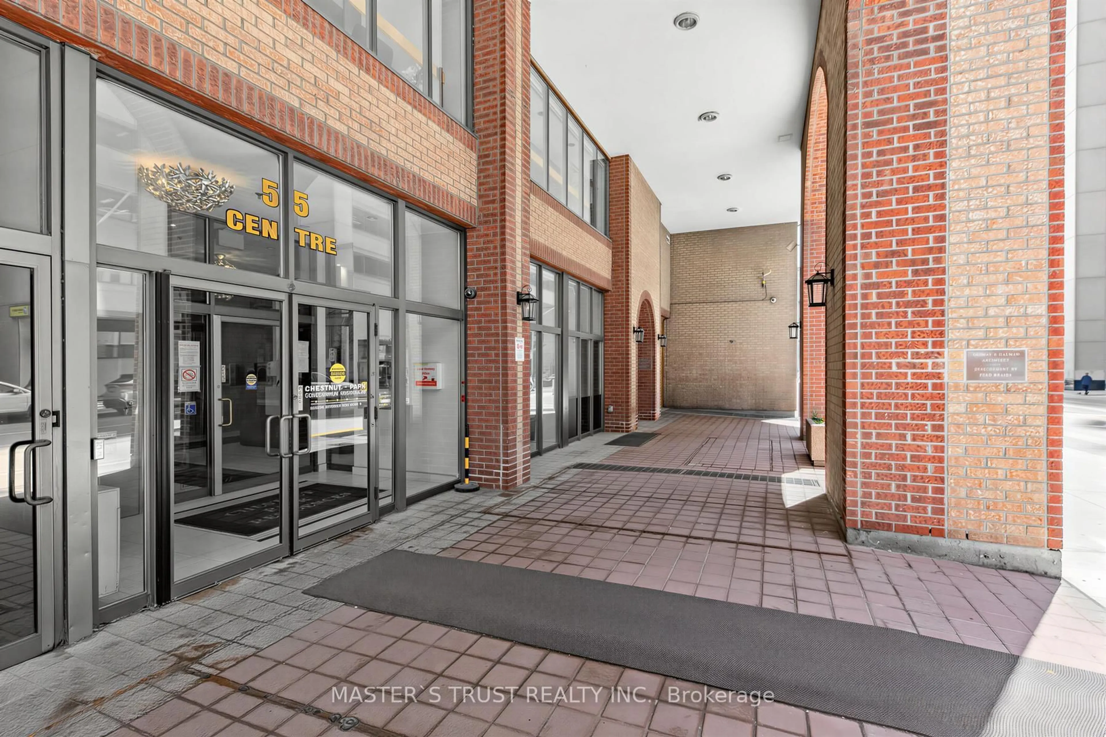 Indoor foyer for 55 Centre Ave #1702, Toronto Ontario M5G 2H5