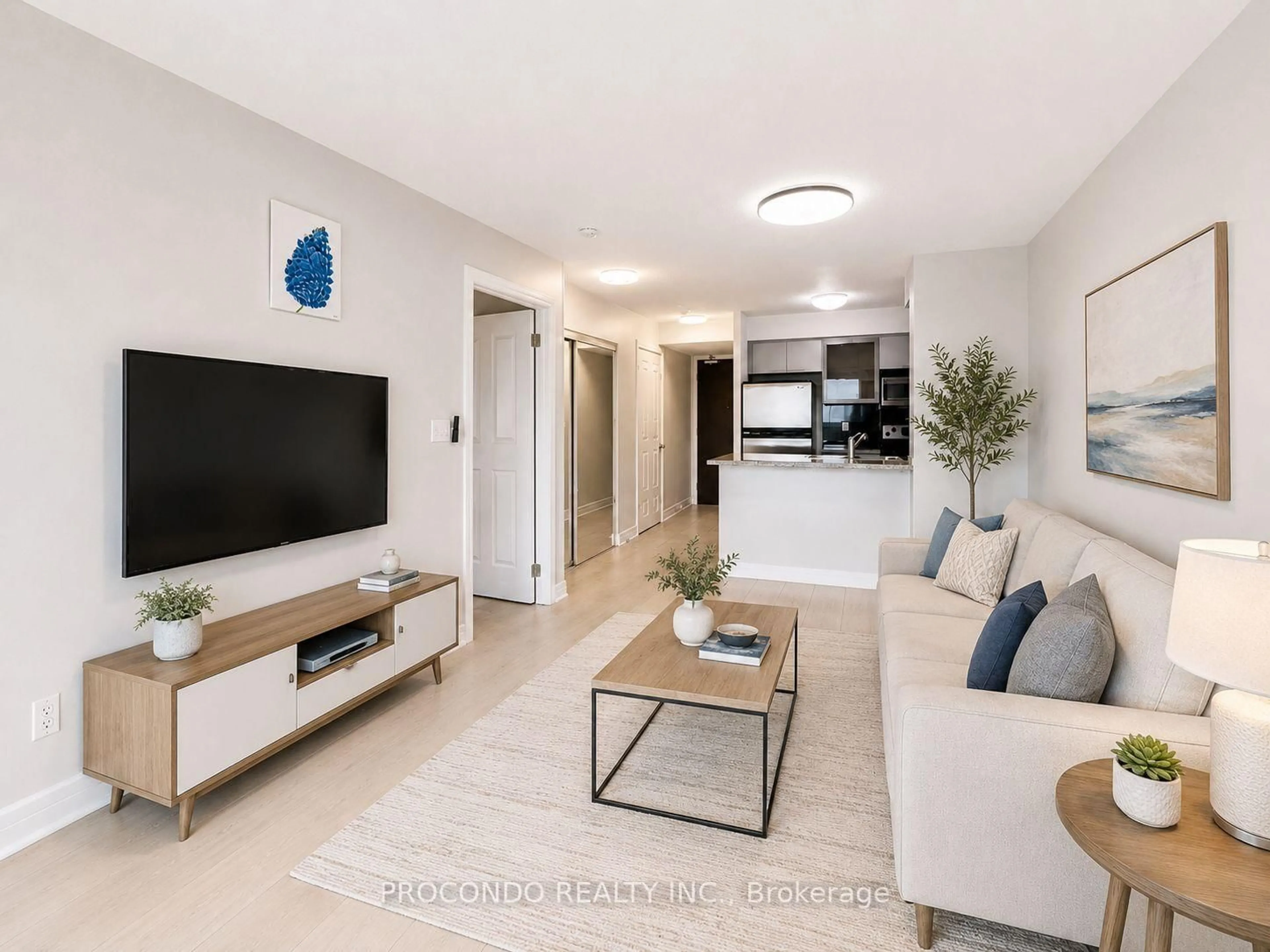 Living room with furniture, unknown for 18 Harrison Garden Blvd #509, Toronto Ontario M2N 7J7