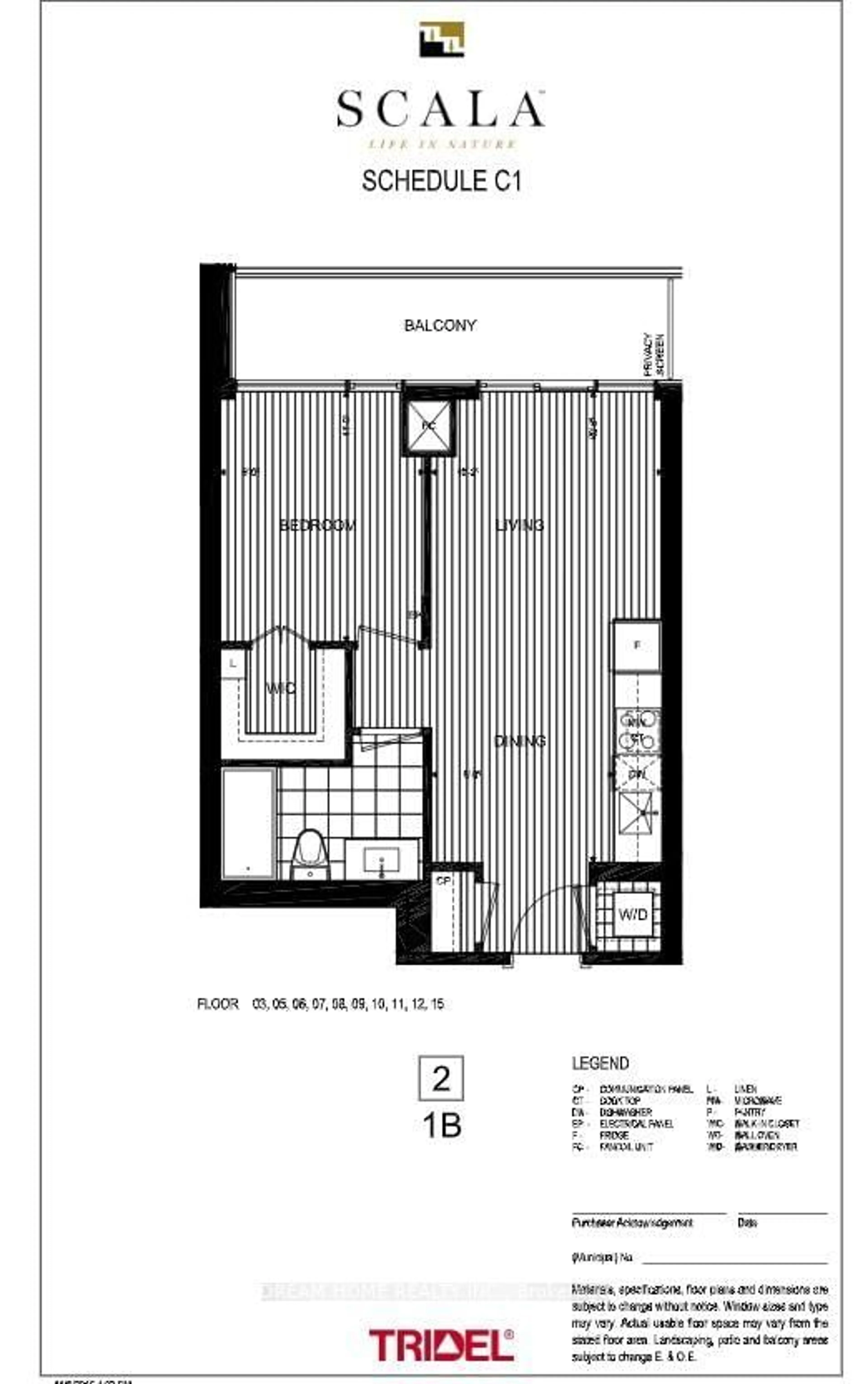 Floor plan for 25 Adra Grado Way #802, Toronto Ontario M2J 0H6