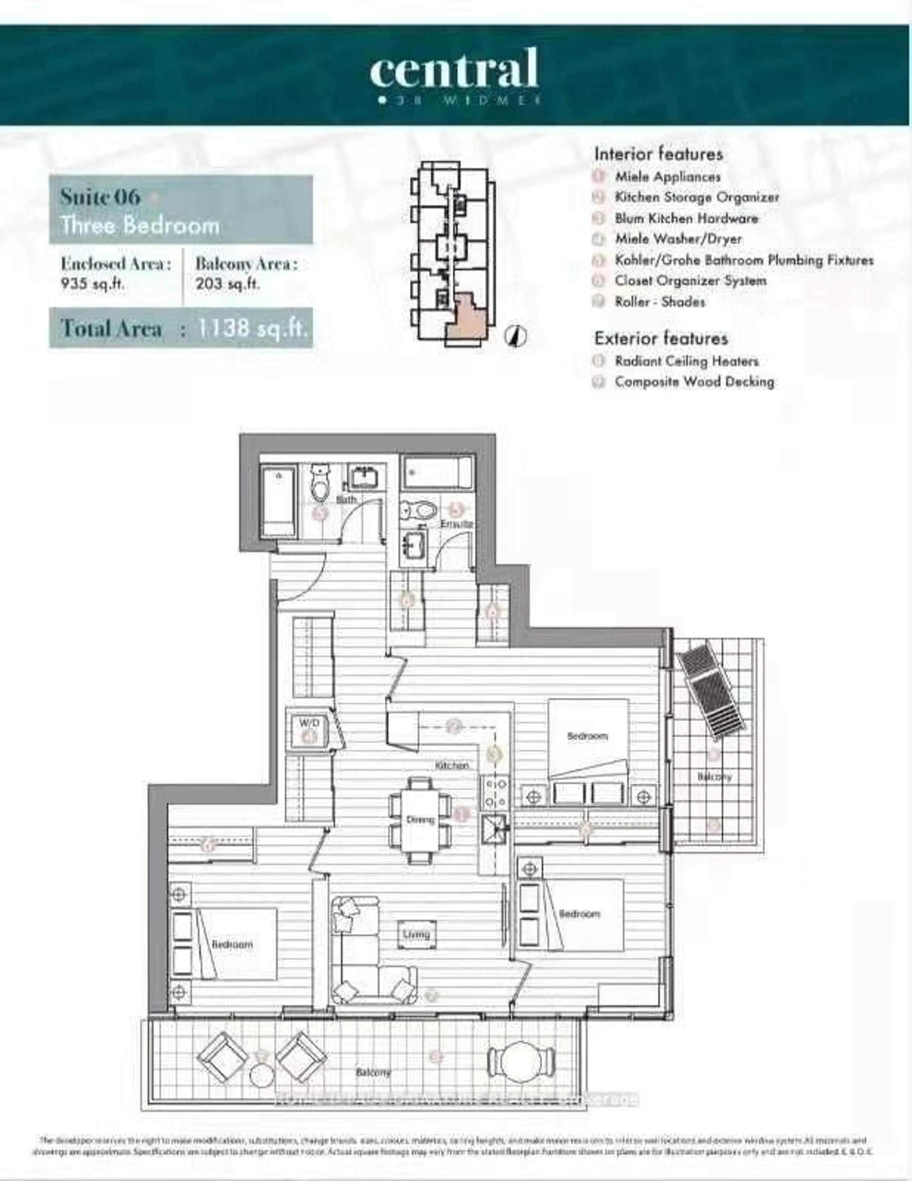Floor plan for 38 Widmer St #706, Toronto Ontario M5V 0P7