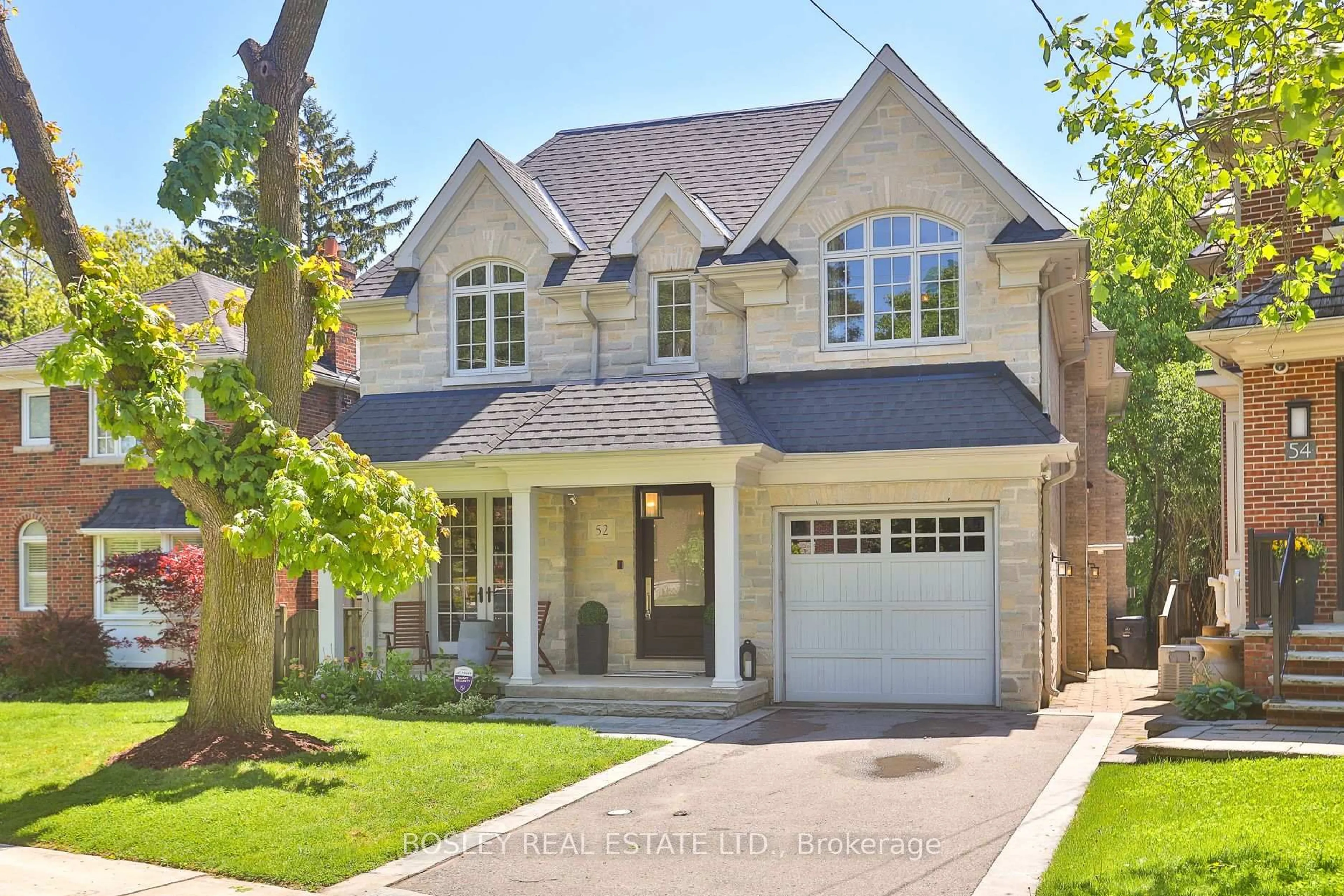 Home with brick exterior material, street for 52 Killdeer Cres, Toronto Ontario M4G 2W8