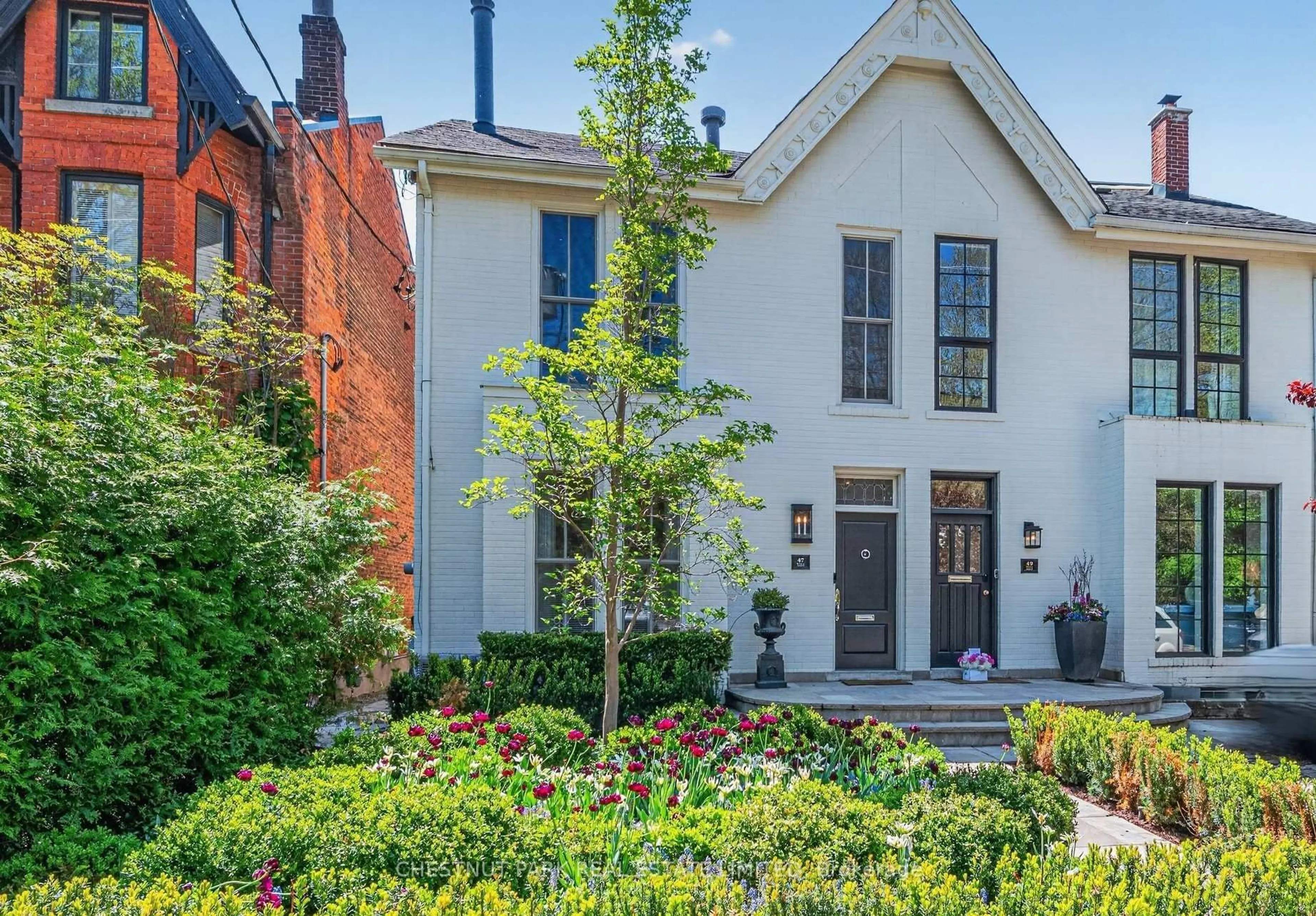 Home with brick exterior material, street for 47 Walker Ave, Toronto Ontario M4V 1G3