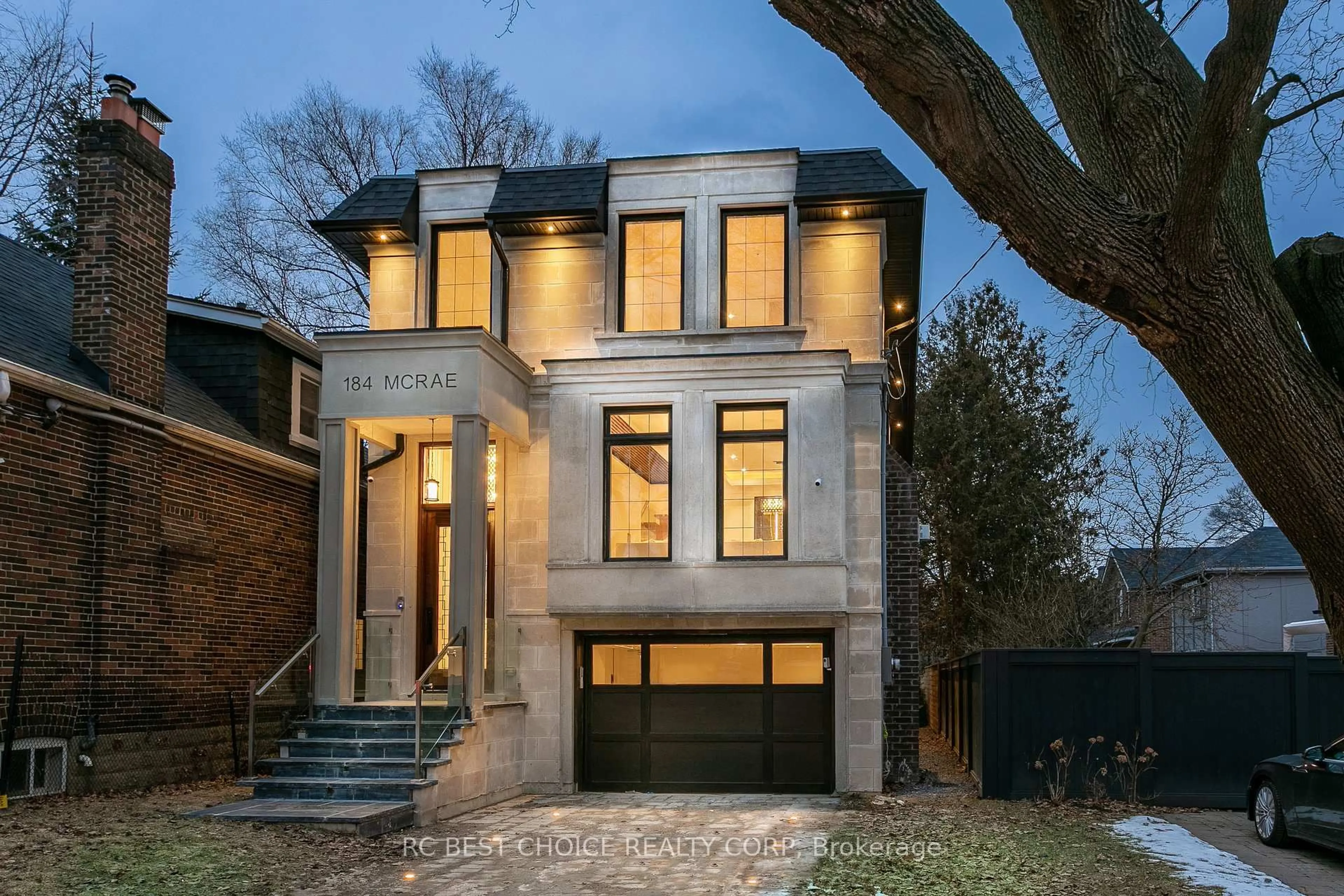 Home with brick exterior material, street for 184 Mcrae Dr, Toronto Ontario M4G 1T1
