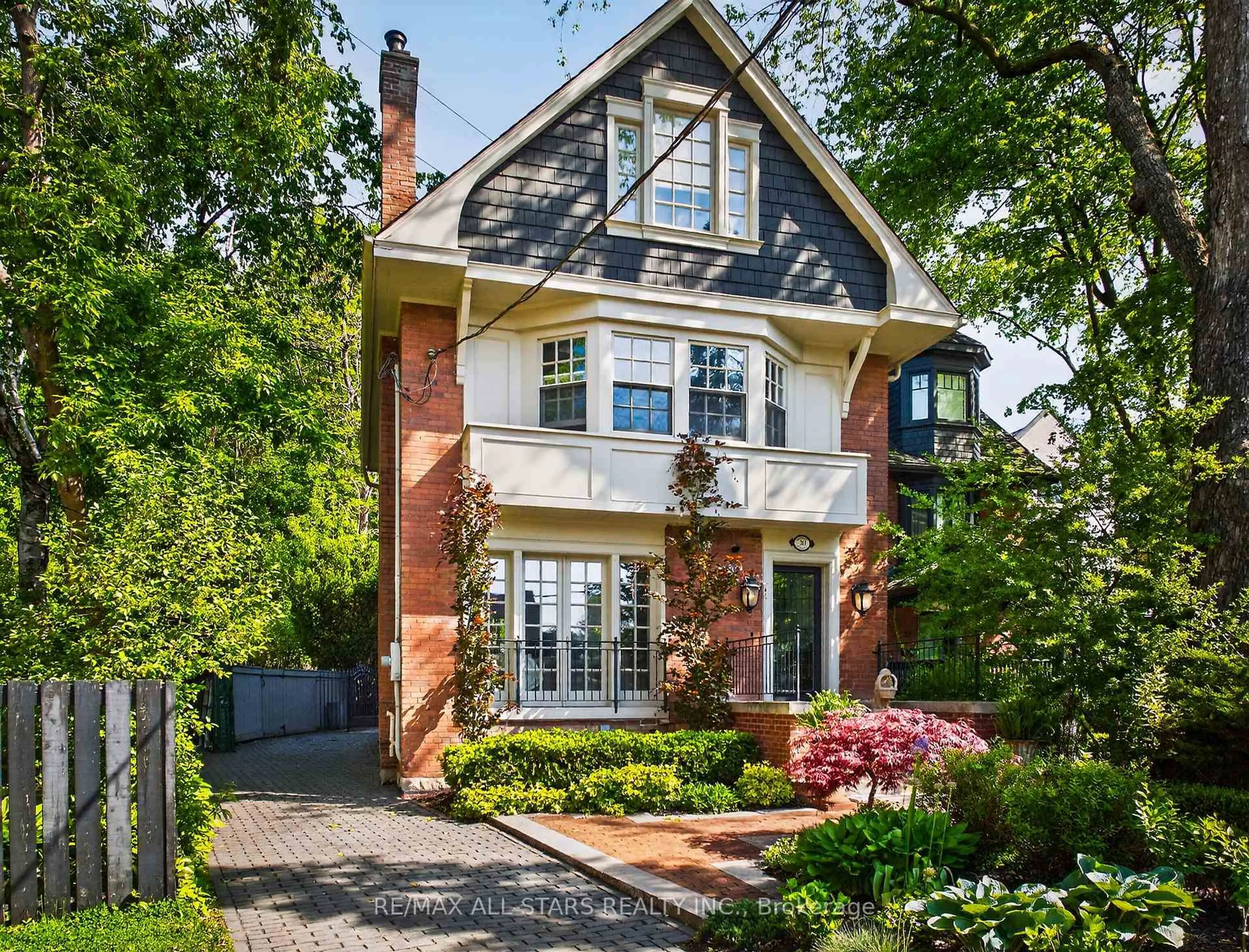 Home with brick exterior material, street for 30 Edgewood Cres, Toronto Ontario M4W 3A9