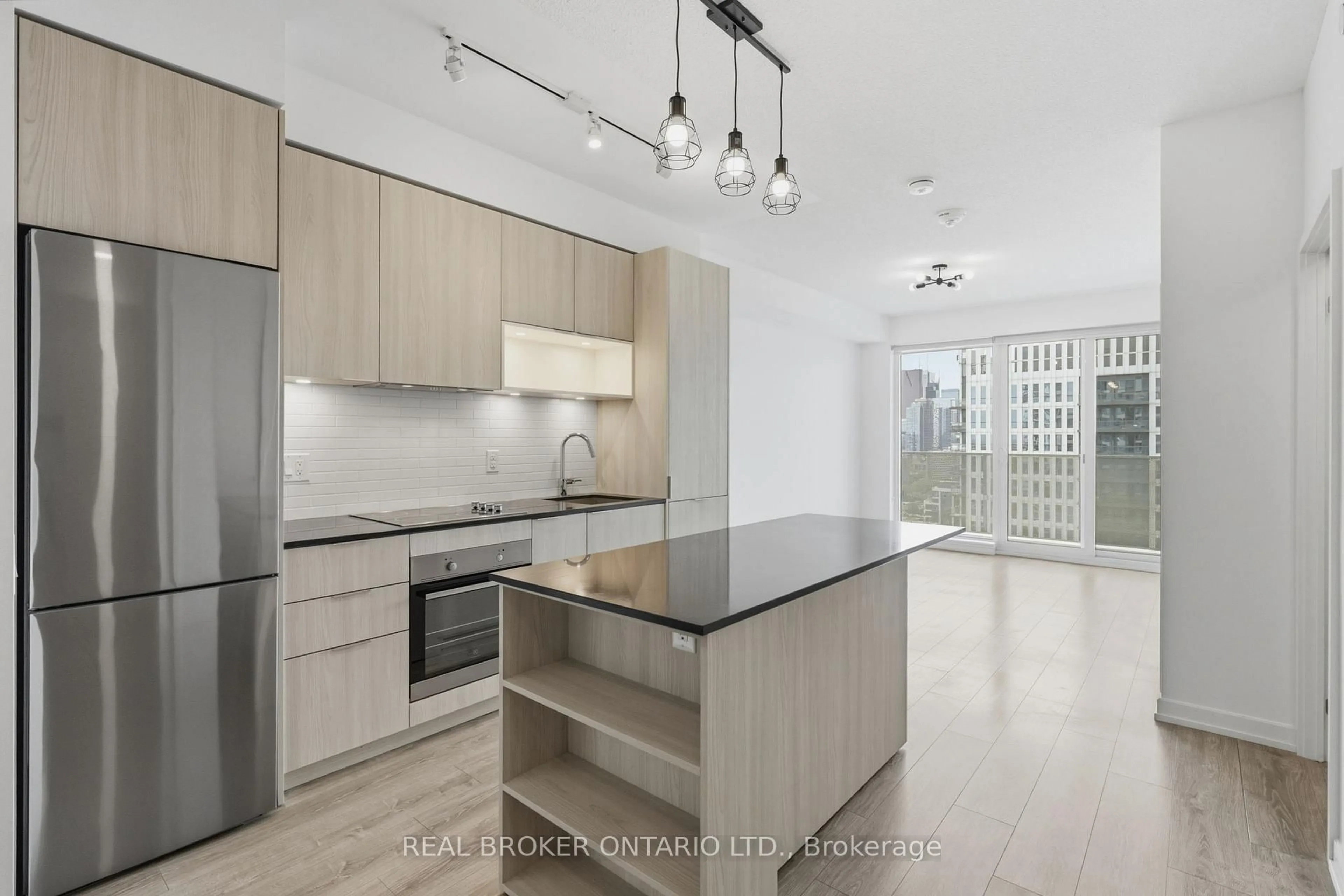 Open concept kitchen, unknown for 20 Tubman Ave #2202, Toronto Ontario M5A 0M8