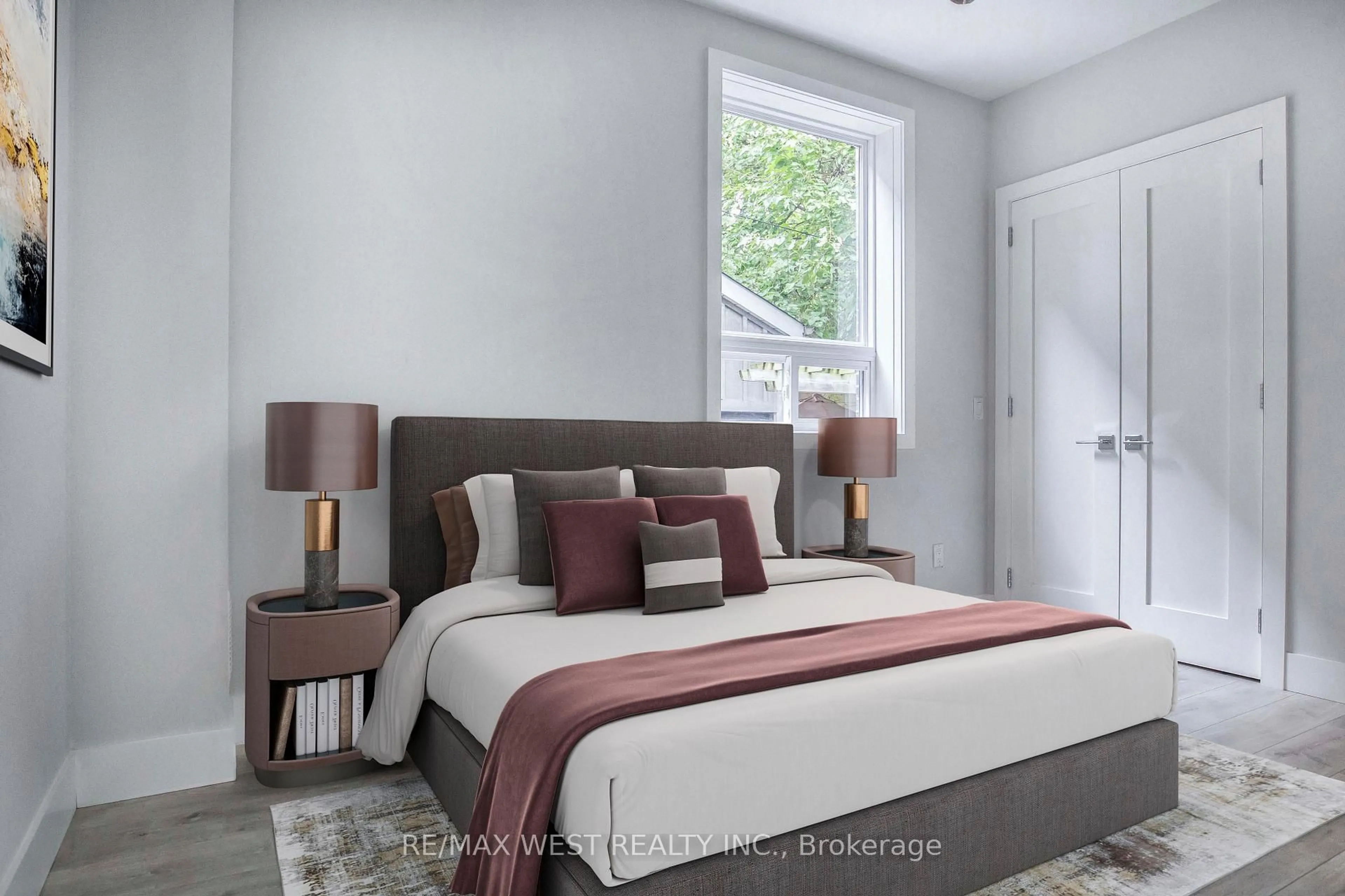 Bedroom with bed, unknown for 268 Sterling Rd, Toronto Ontario M6R 2B9