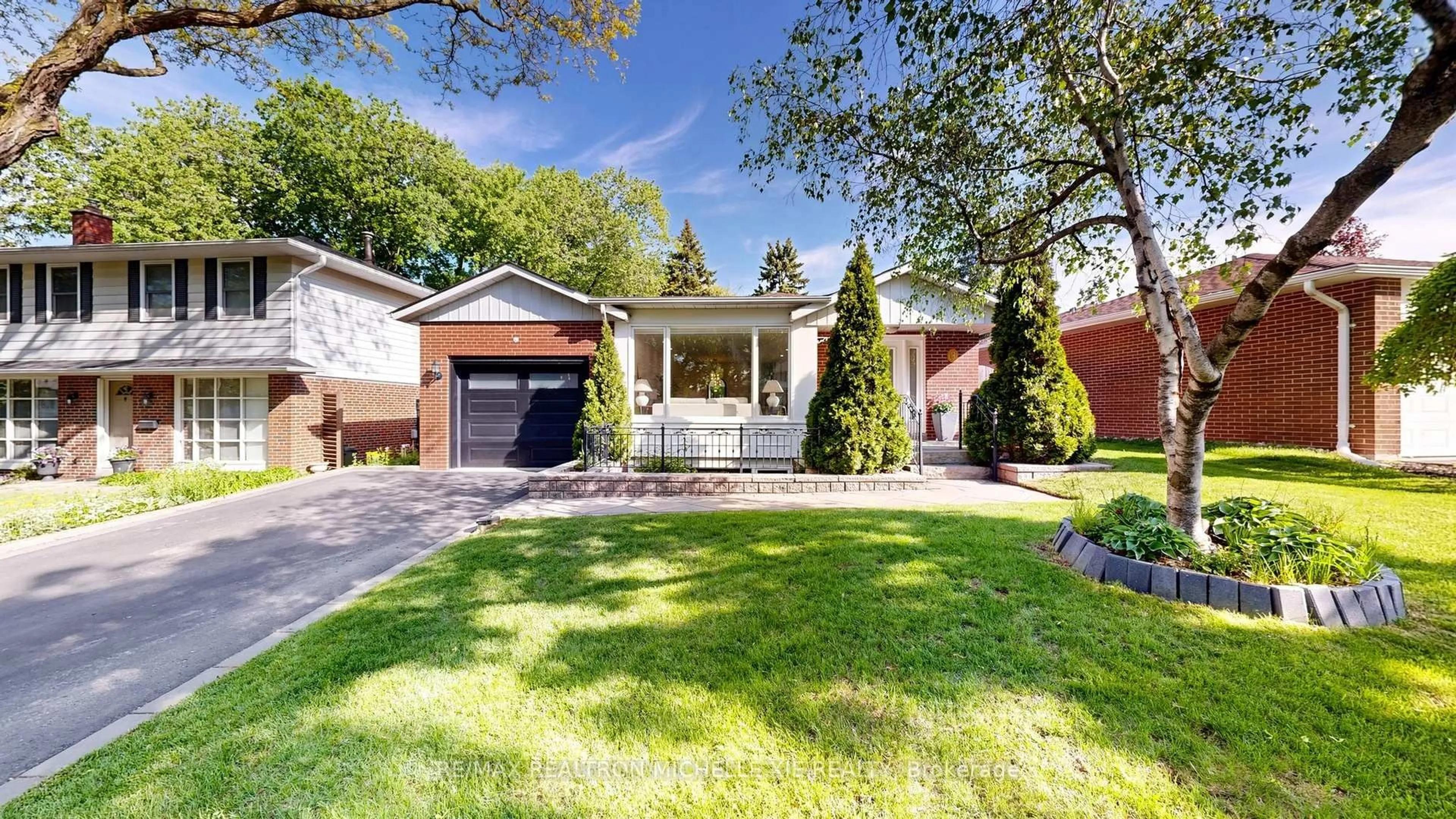Home with brick exterior material, street for 8 Meadowglade Cres, Toronto Ontario M2J 1C7