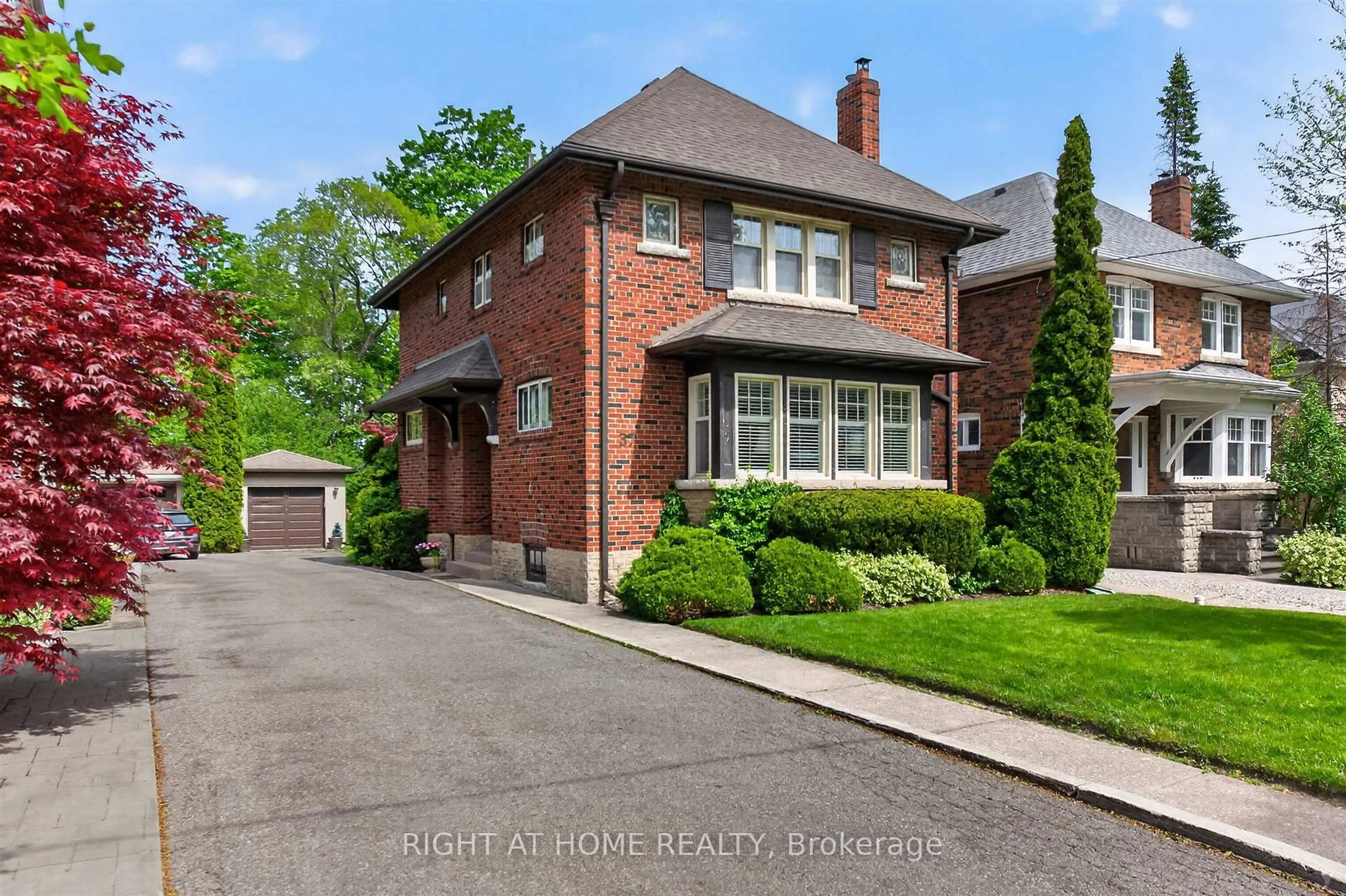 Home with brick exterior material, street for 37 Heather St, Toronto Ontario M4R 1Y4