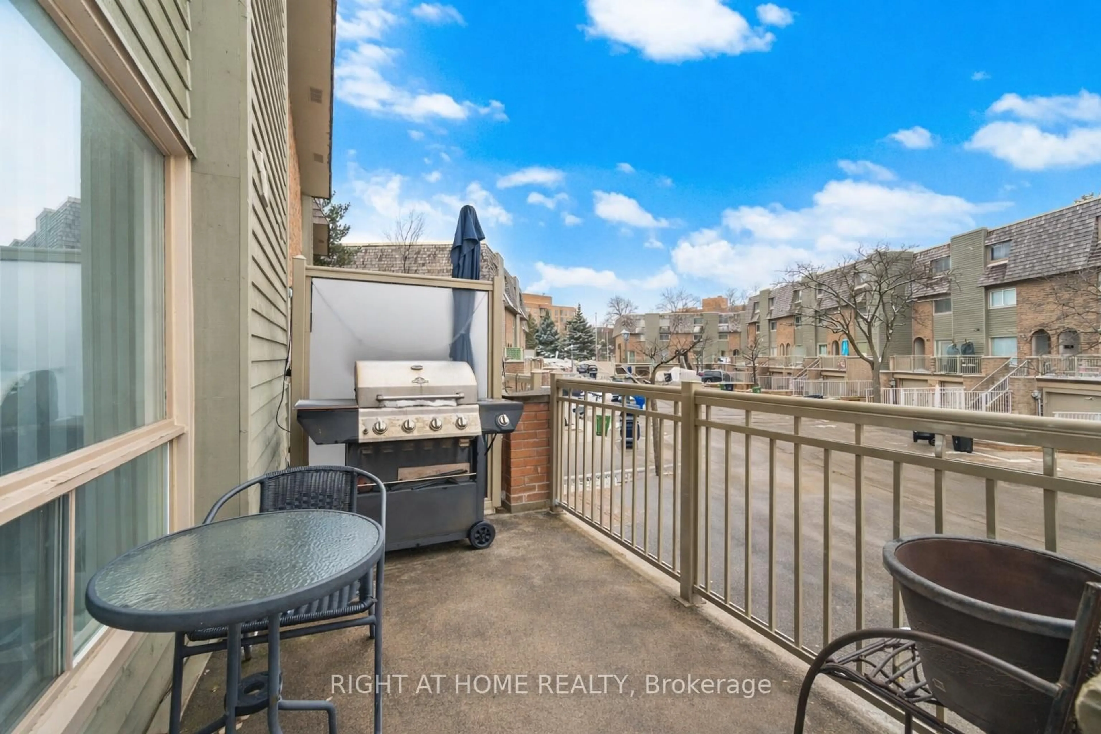 Balcony in the apartment, water/lake/river/ocean view for 94 Dutch Myrtle Way, Toronto Ontario M3B 3K8