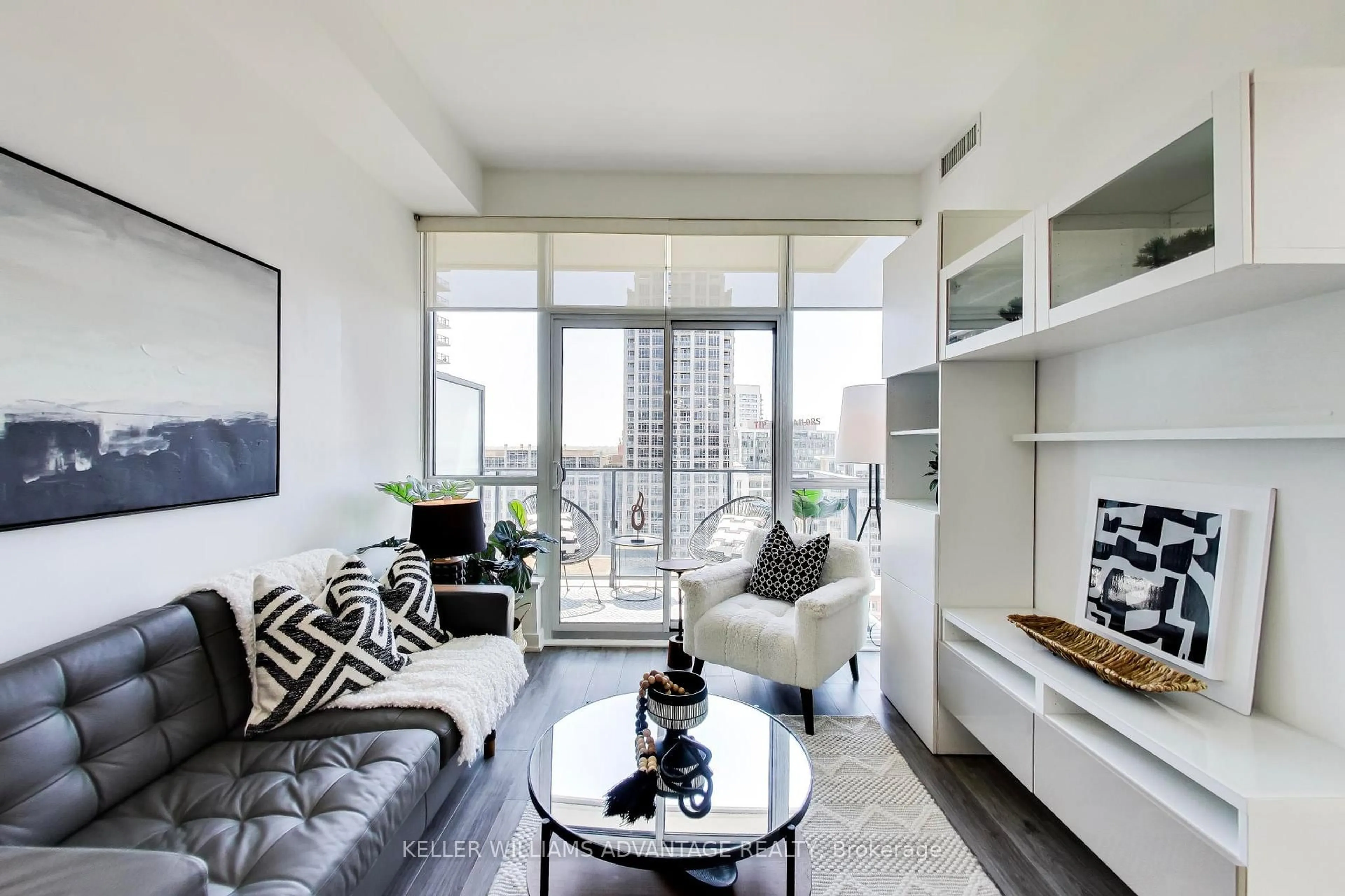 Living room with furniture, unknown for 50 Bruyeres Mews #1608, Toronto Ontario M5V 0A7