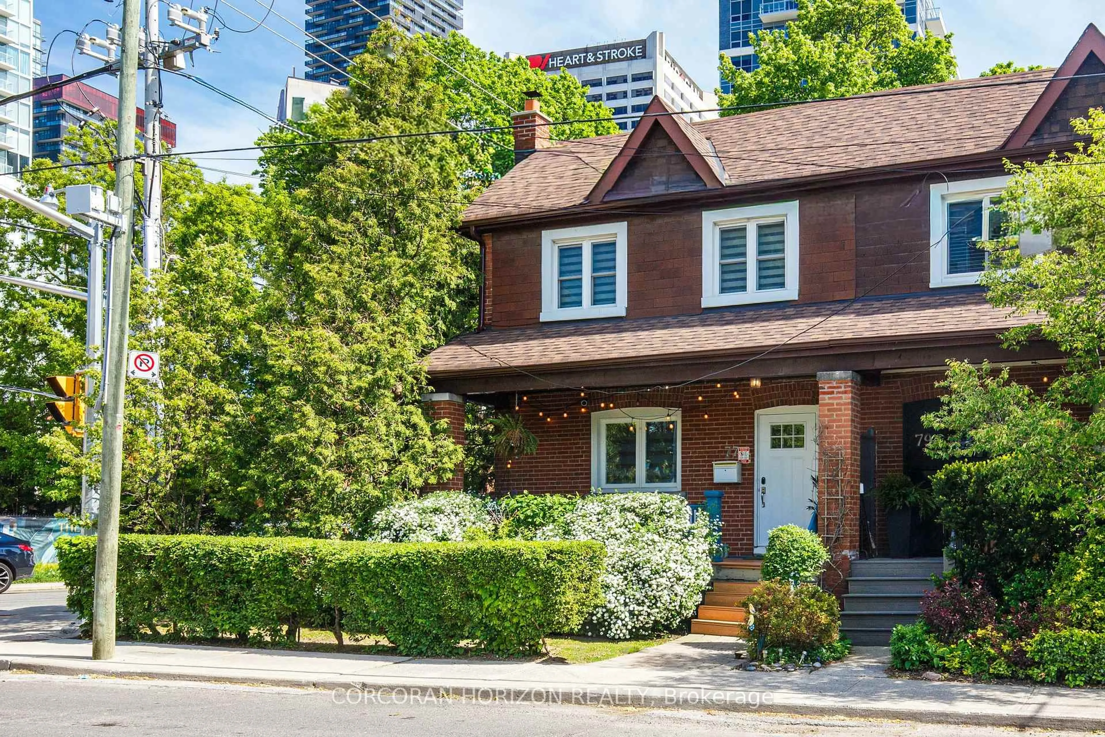 Home with brick exterior material, street for 77 Montgomery Ave, Toronto Ontario M4R 1E1