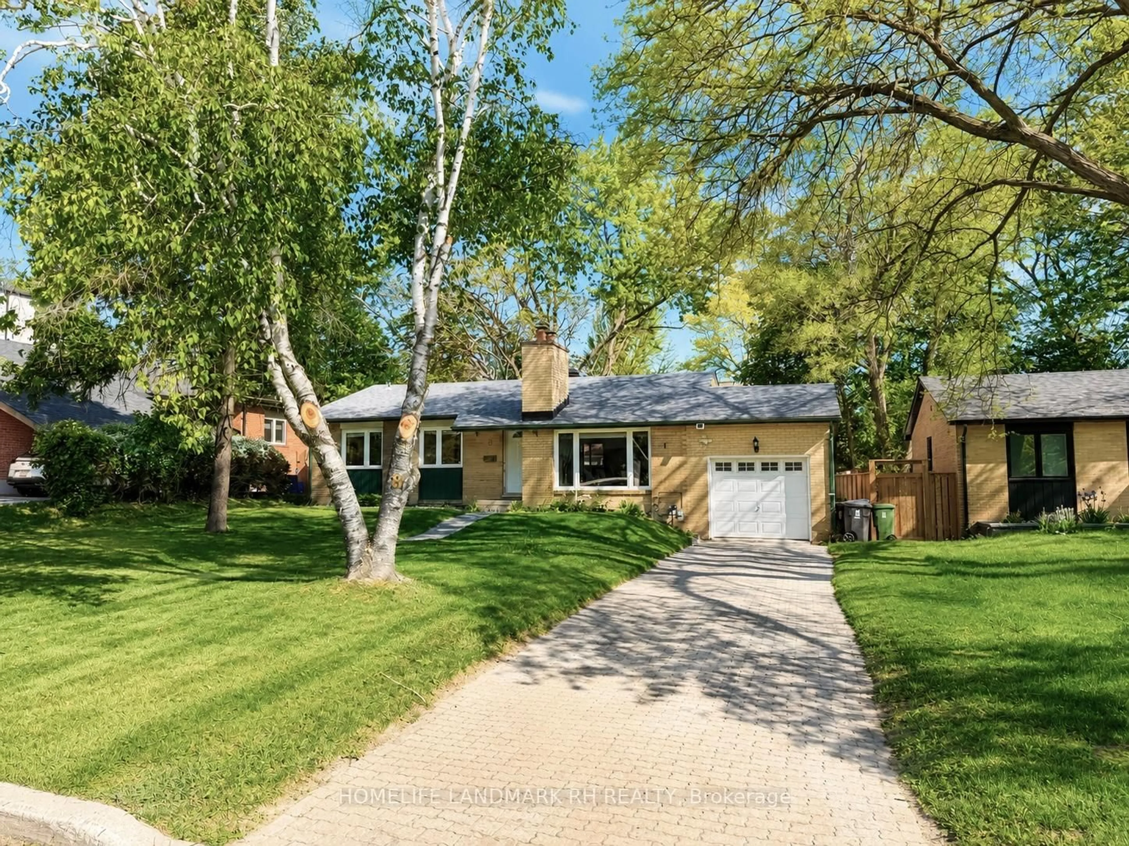 Home with brick exterior material, street for 8 Southwell Dr, Toronto Ontario M3B 2N7