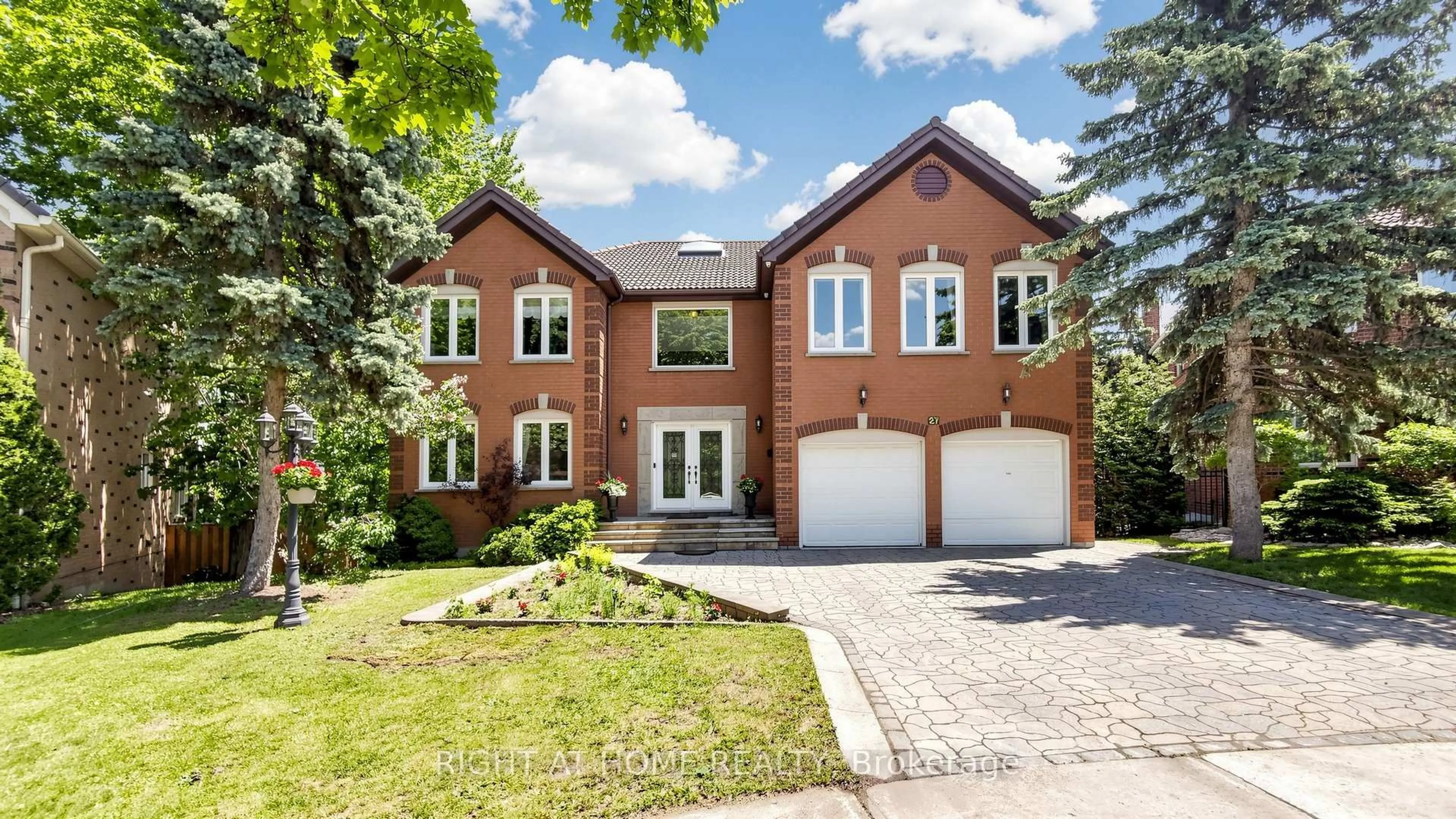 Home with brick exterior material, street for 27 Carriage Lane, Toronto Ontario M2R 3V6
