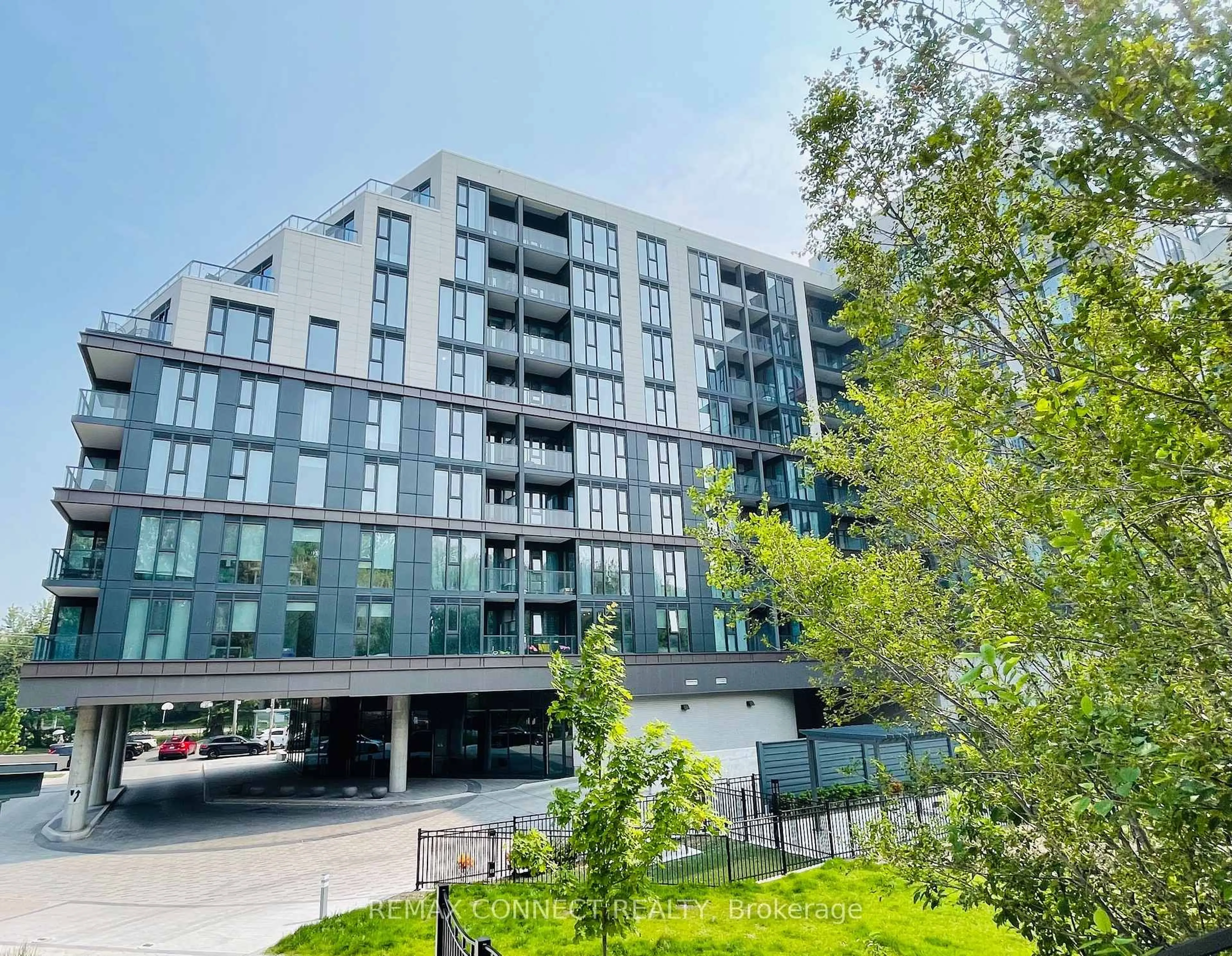 A pic from outside/outdoor area/front of a property/back of a property/a pic from drone, unknown for 250 Lawrence Ave #504, Toronto Ontario M5M 1B1