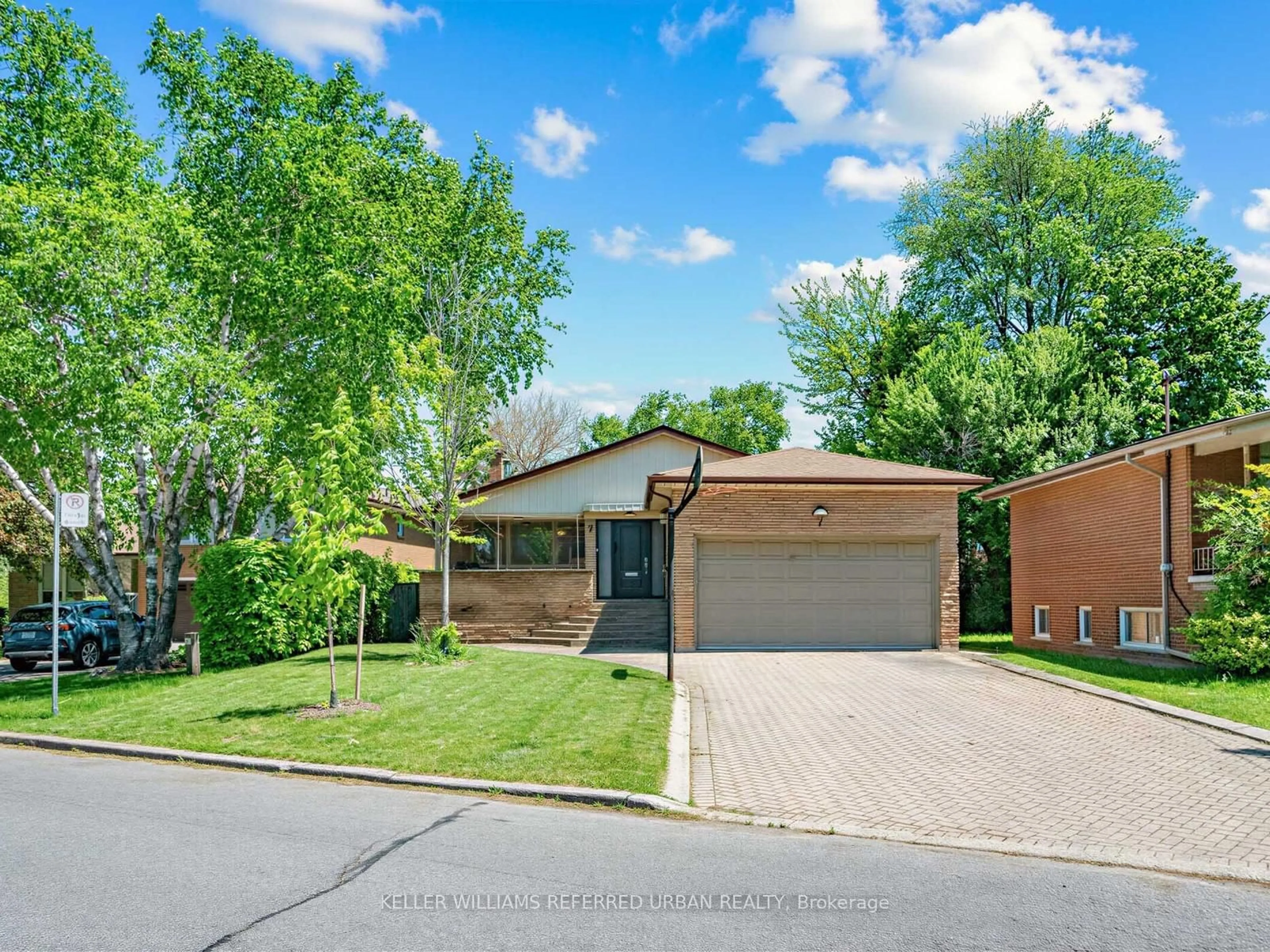 Home with brick exterior material, street for 7 Harlock Blvd, Toronto Ontario M3H 3L5